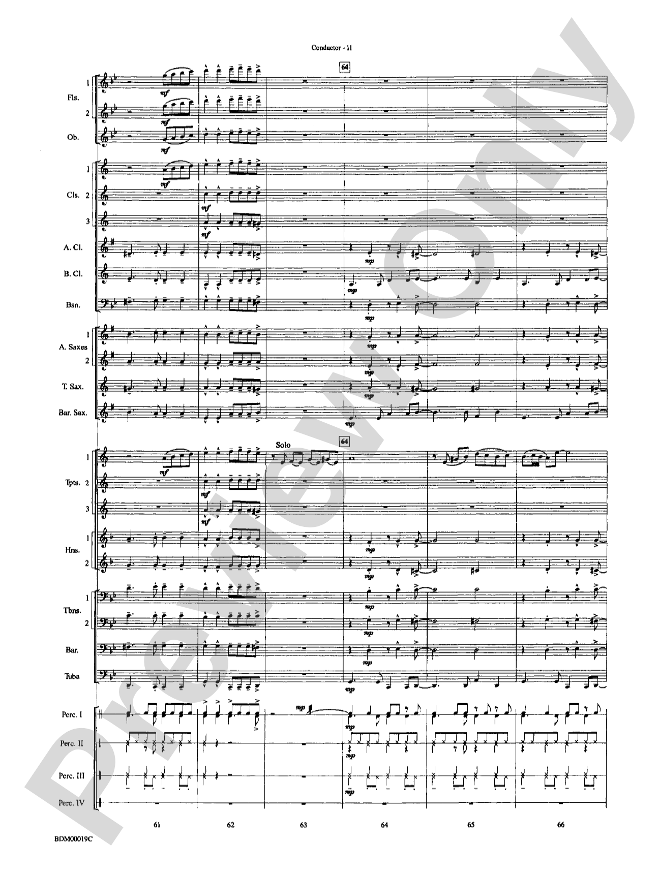 Carnaval de Brasil: Concert Band Conductor Score & Parts