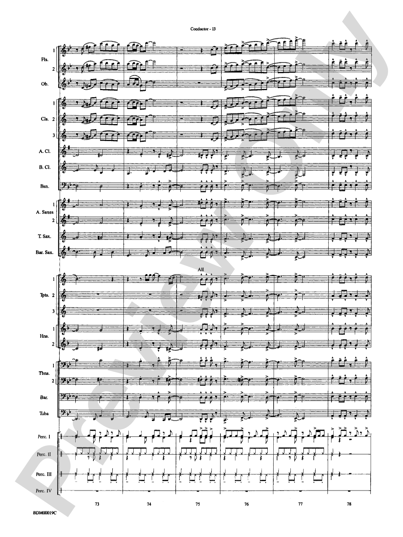 Carnaval de Brasil: Concert Band Conductor Score & Parts
