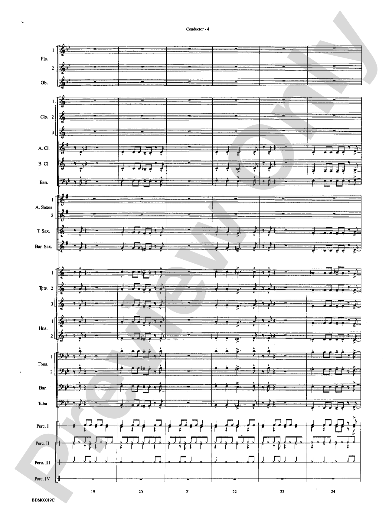 Carnaval de Brasil: Concert Band Conductor Score & Parts