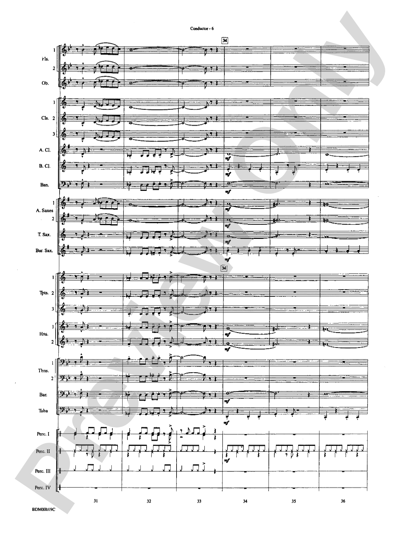 Carnaval de Brasil: Concert Band Conductor Score & Parts