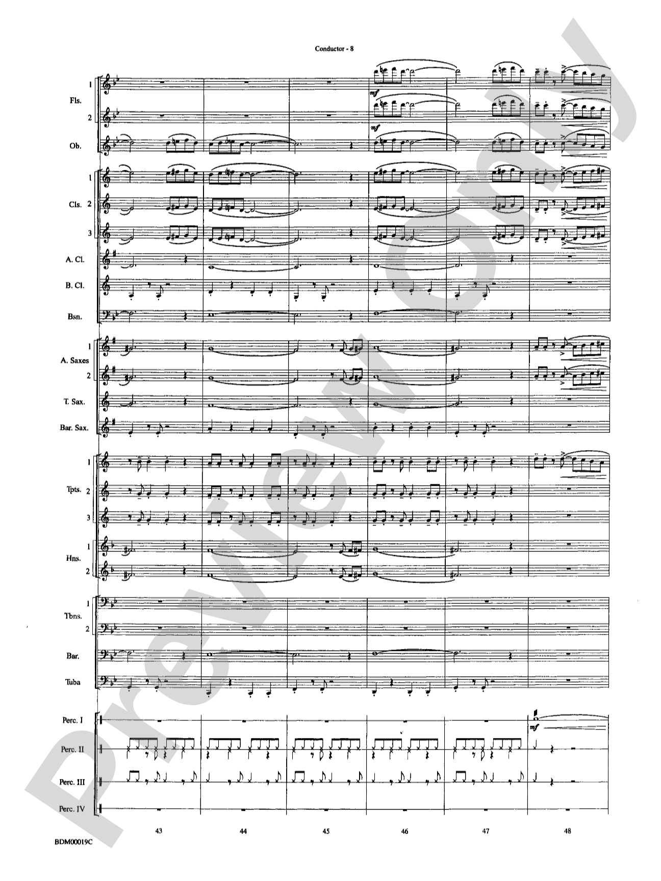 Carnaval de Brasil: Concert Band Conductor Score & Parts