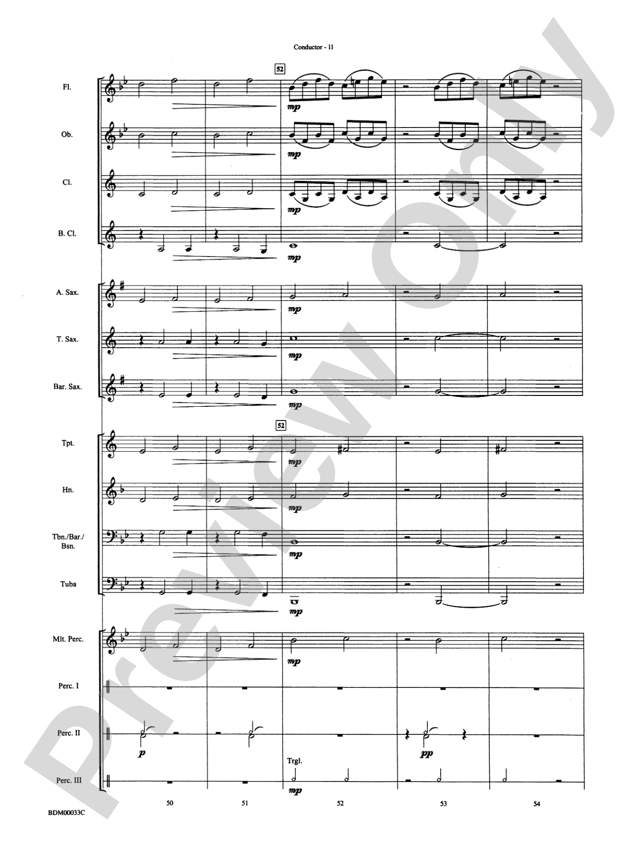 Thunderstorms: Concert Band Conductor Score & Parts