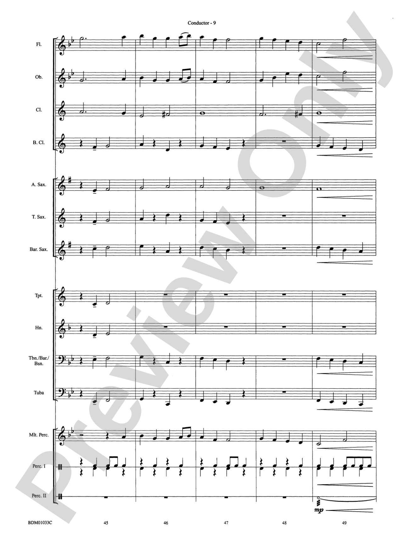 Heritage (Concert Overture): Concert Band Conductor Score & Parts