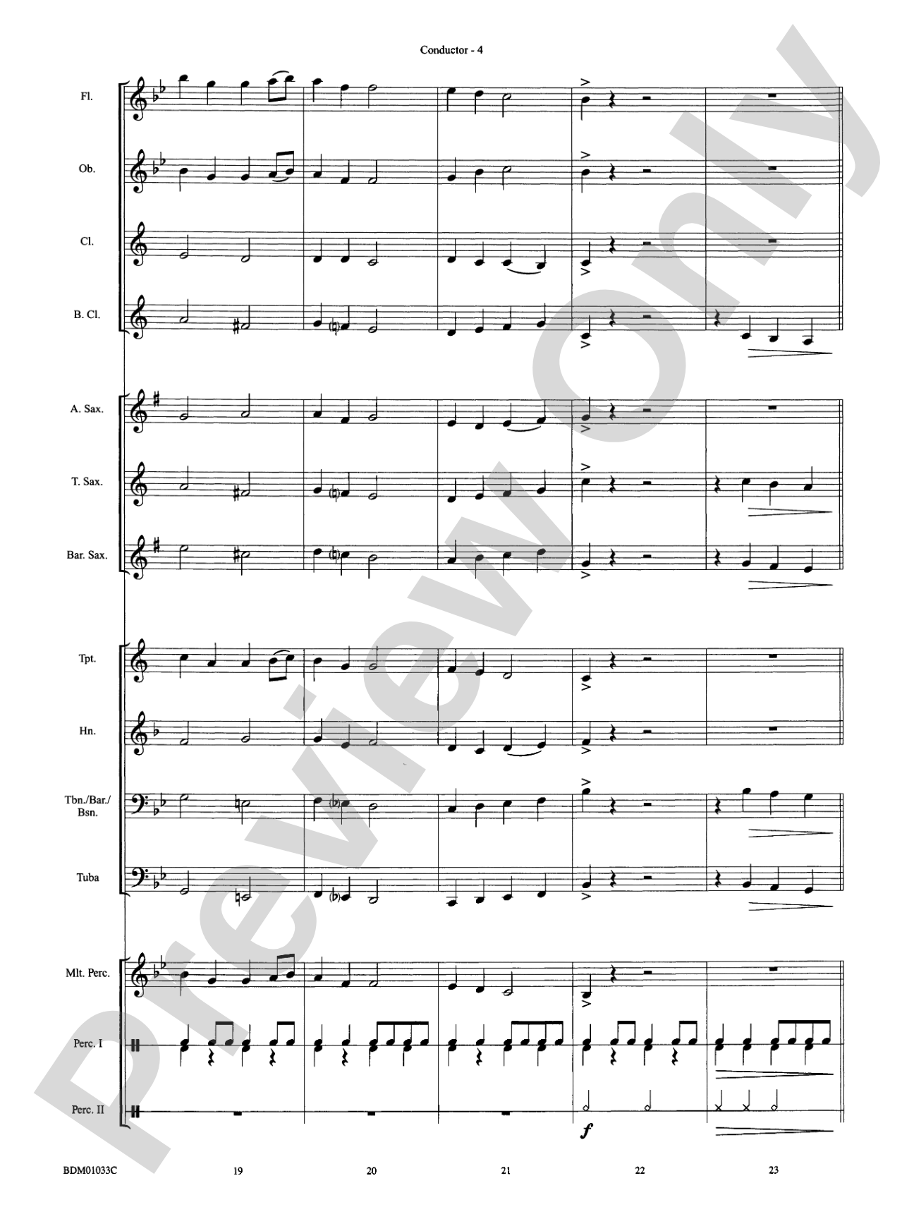 Heritage (Concert Overture): Concert Band Conductor Score & Parts