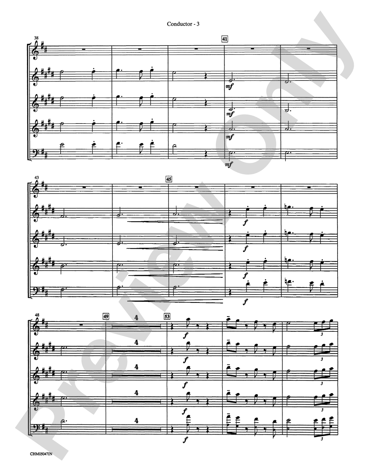 It's the Most Wonderful Time of the Year: Choral Instrumental Parts