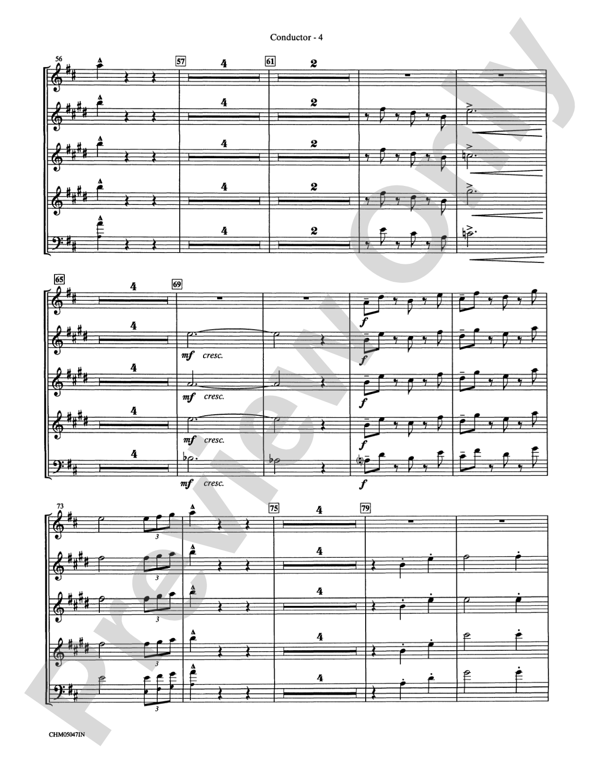 It's the Most Wonderful Time of the Year: Choral Instrumental Parts