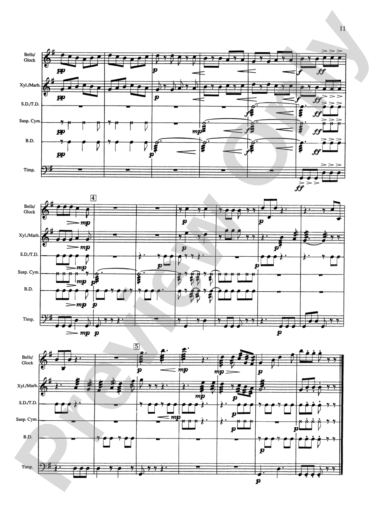 Percussion Ensemble Collection, Level I: Percussion Ensemble Book