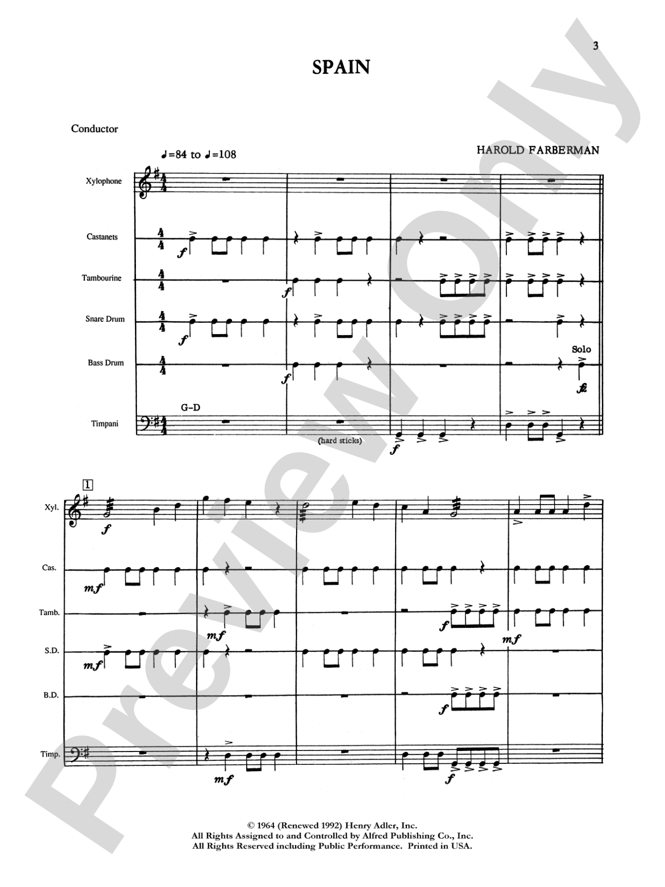 Percussion Ensemble Collection, Level I: Percussion Ensemble Book