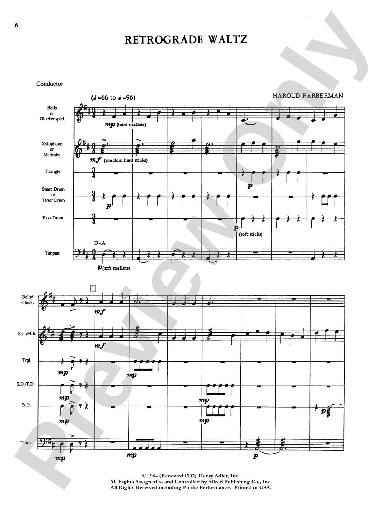 Percussion Ensemble Collection, Level I: Percussion Ensemble Book