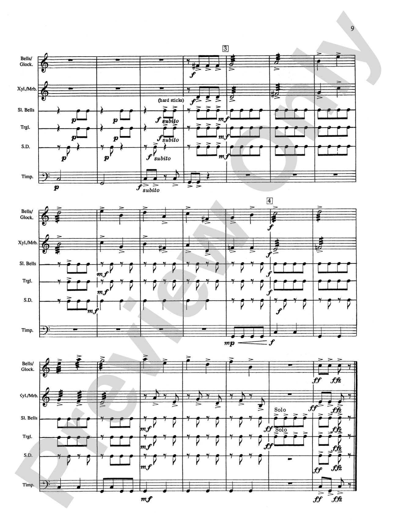 Percussion Ensemble Collection, Level I: Percussion Ensemble Book
