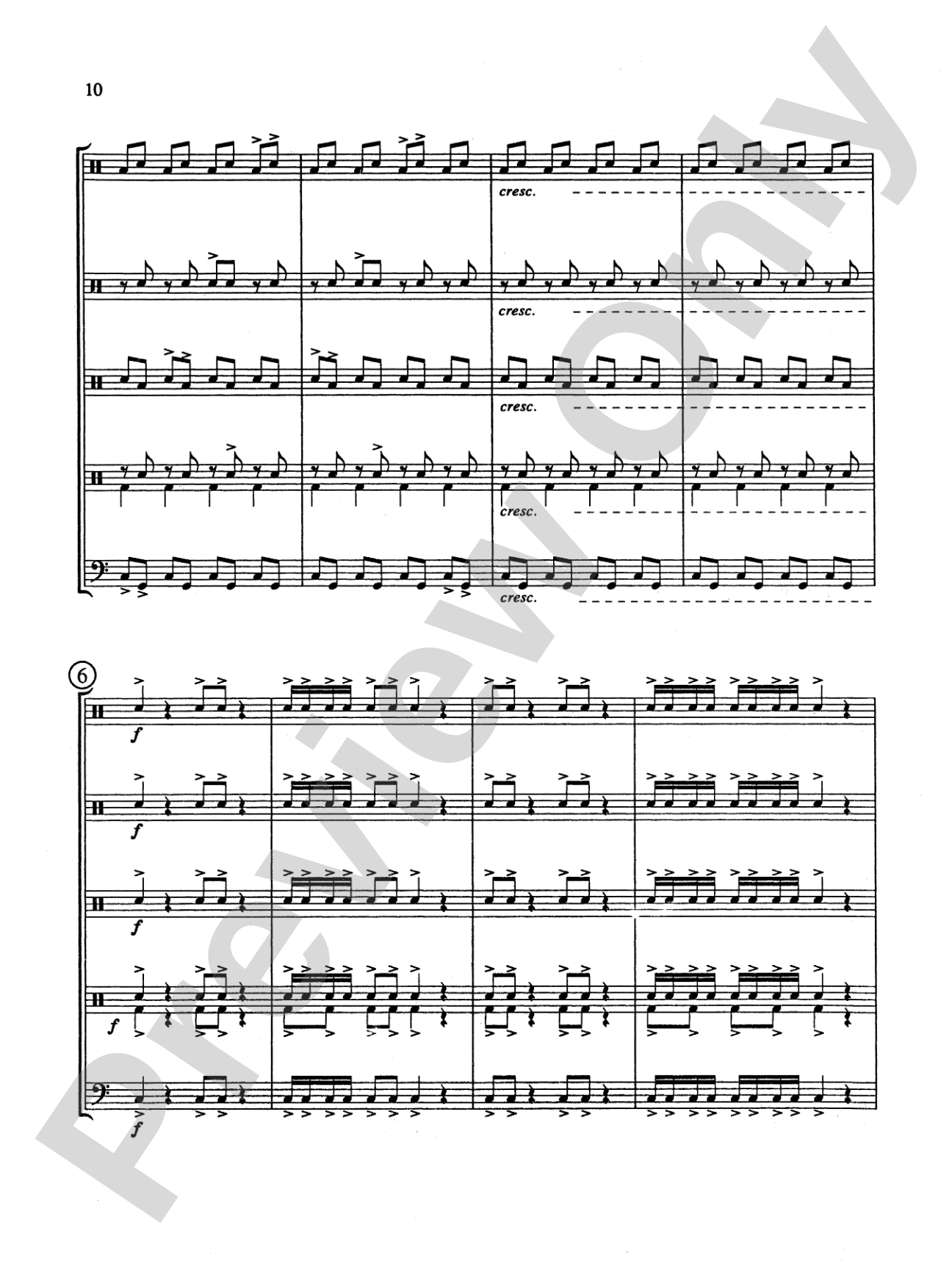 Drums Galore: Percussion Ensemble Book