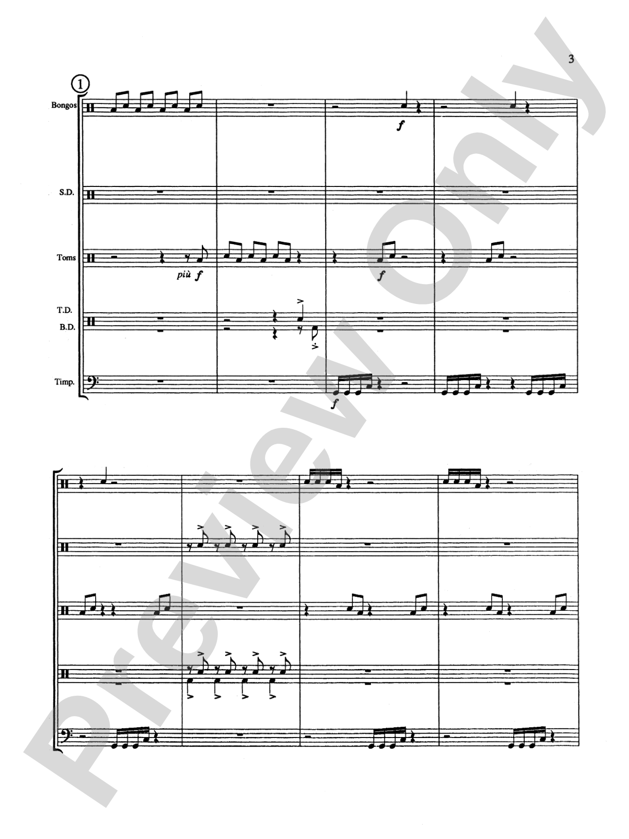 Drums Galore: Percussion Ensemble Book