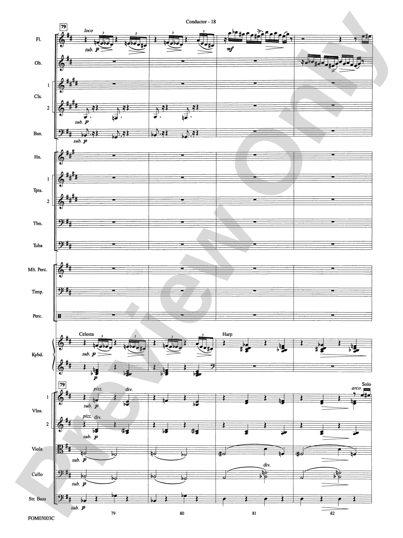 Harry Potter and the Chamber of Secrets, Themes from: Full Orchestra Conductor Score & Parts