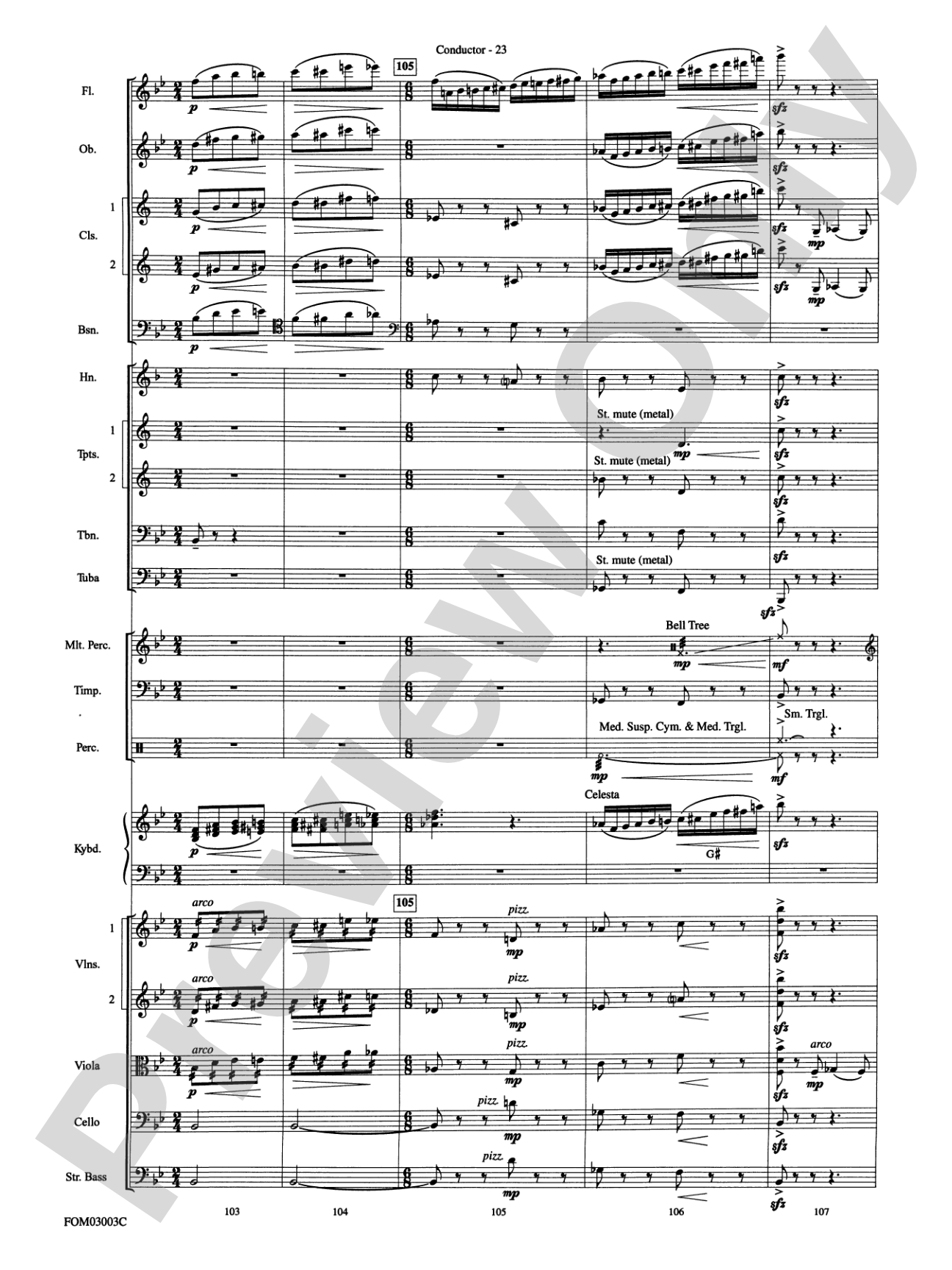 Harry Potter and the Chamber of Secrets, Themes from: Full Orchestra Conductor Score & Parts