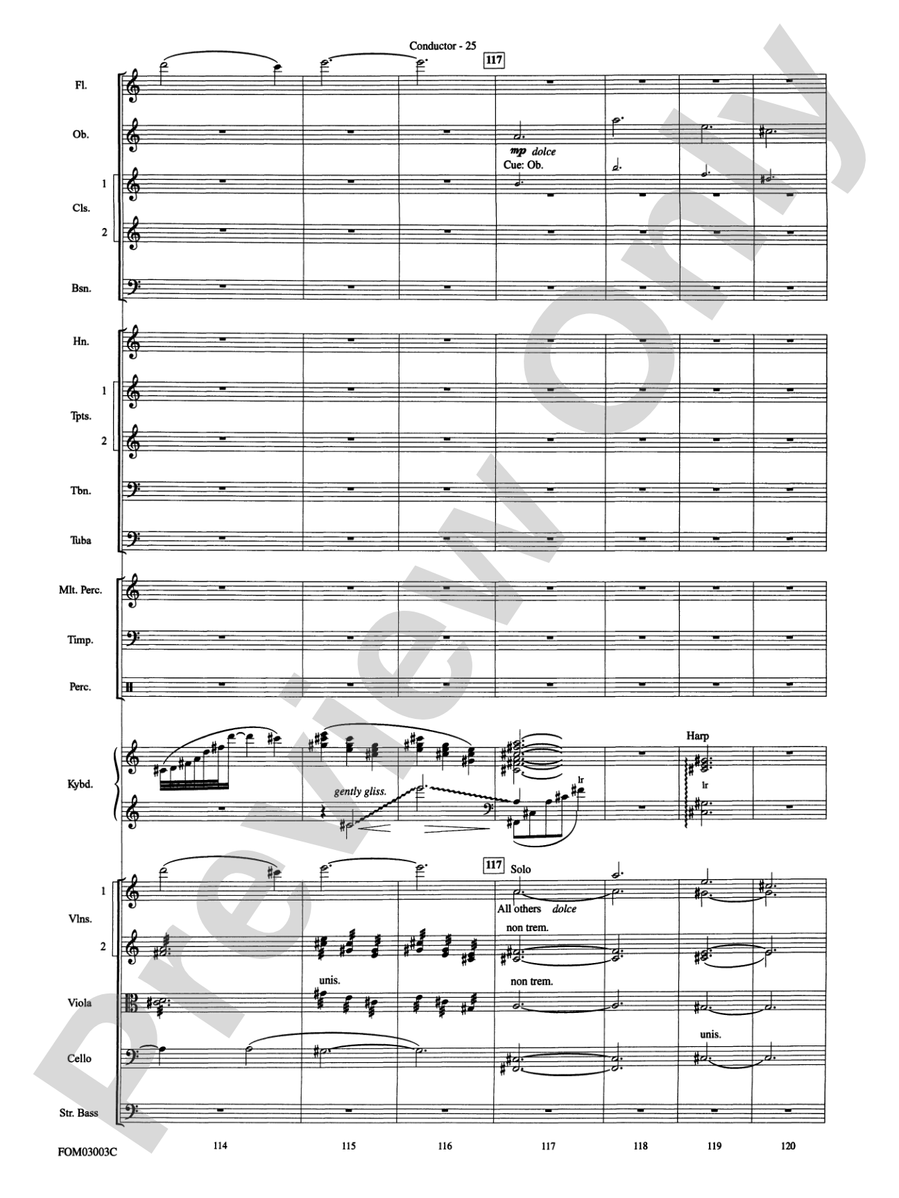 Harry Potter and the Chamber of Secrets, Themes from: Full Orchestra Conductor Score & Parts