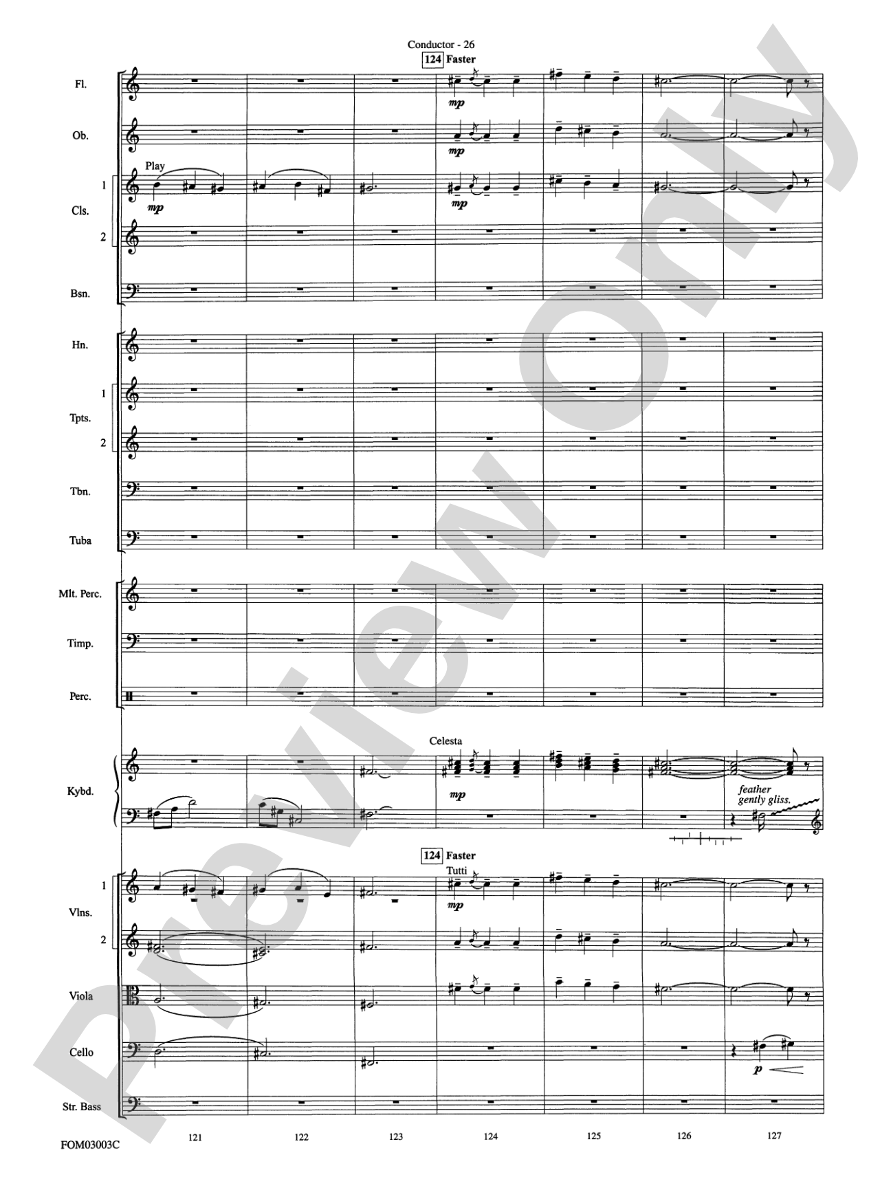 Harry Potter and the Chamber of Secrets, Themes from: Full Orchestra Conductor Score & Parts