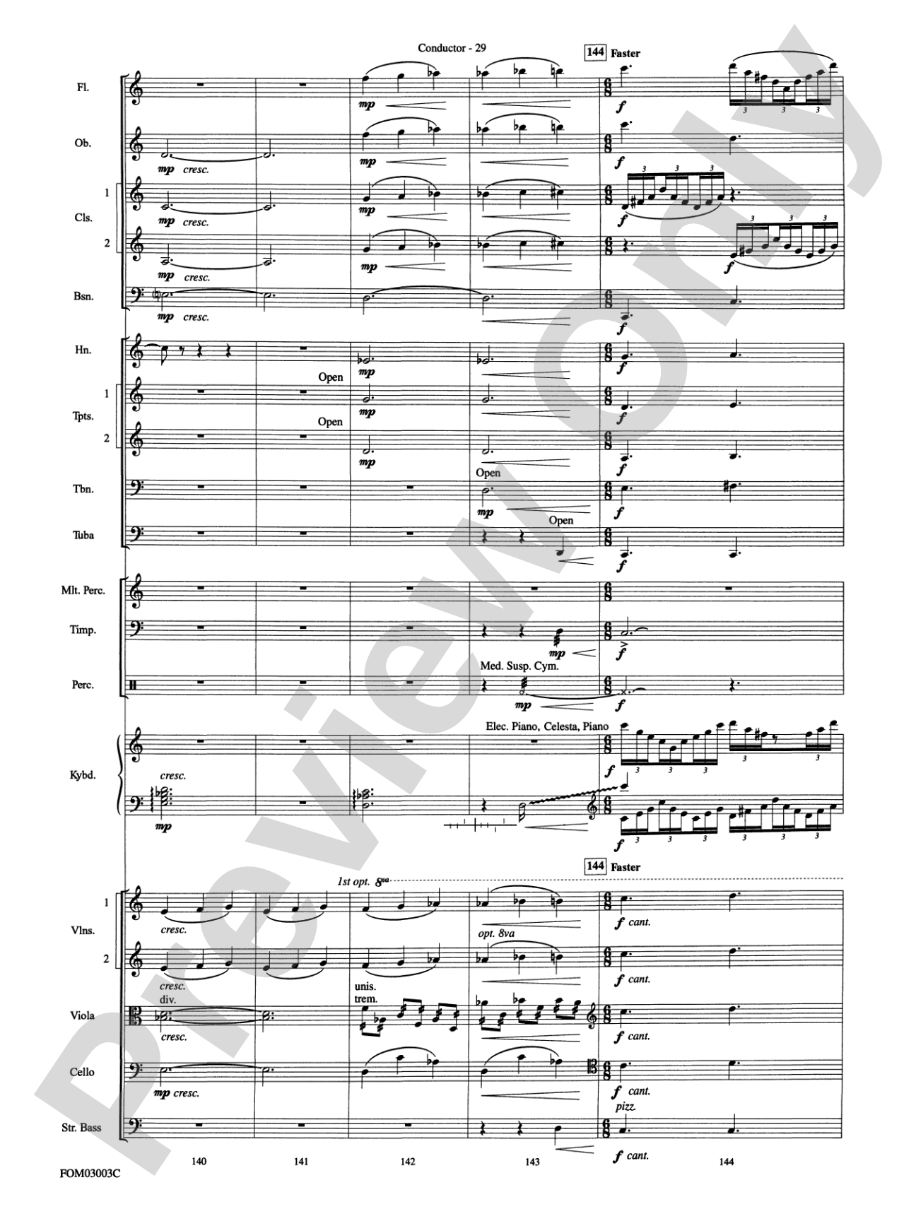 Harry Potter and the Chamber of Secrets, Themes from: Full Orchestra Conductor Score & Parts