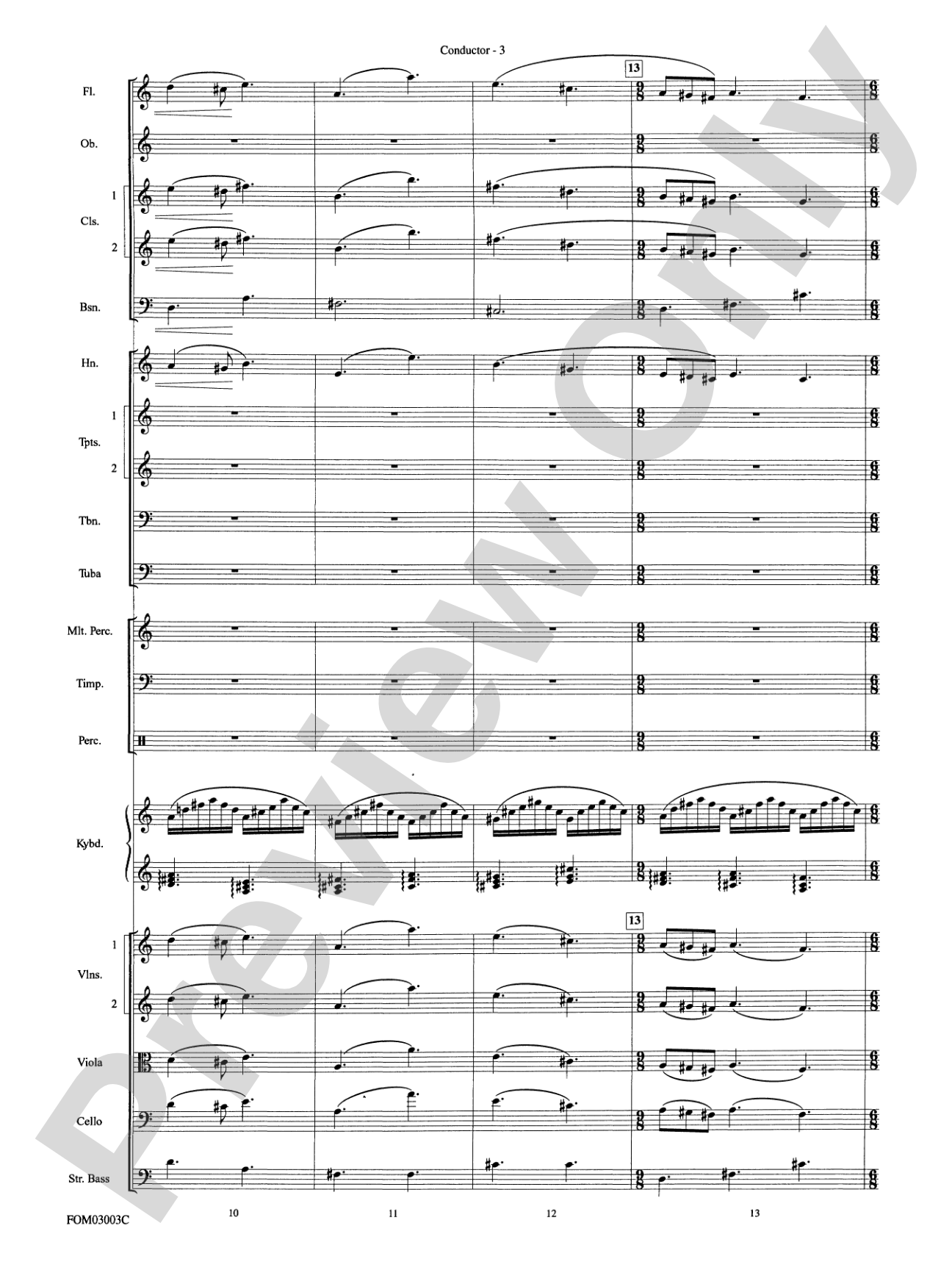 Harry Potter and the Chamber of Secrets, Themes from: Full Orchestra Conductor Score & Parts