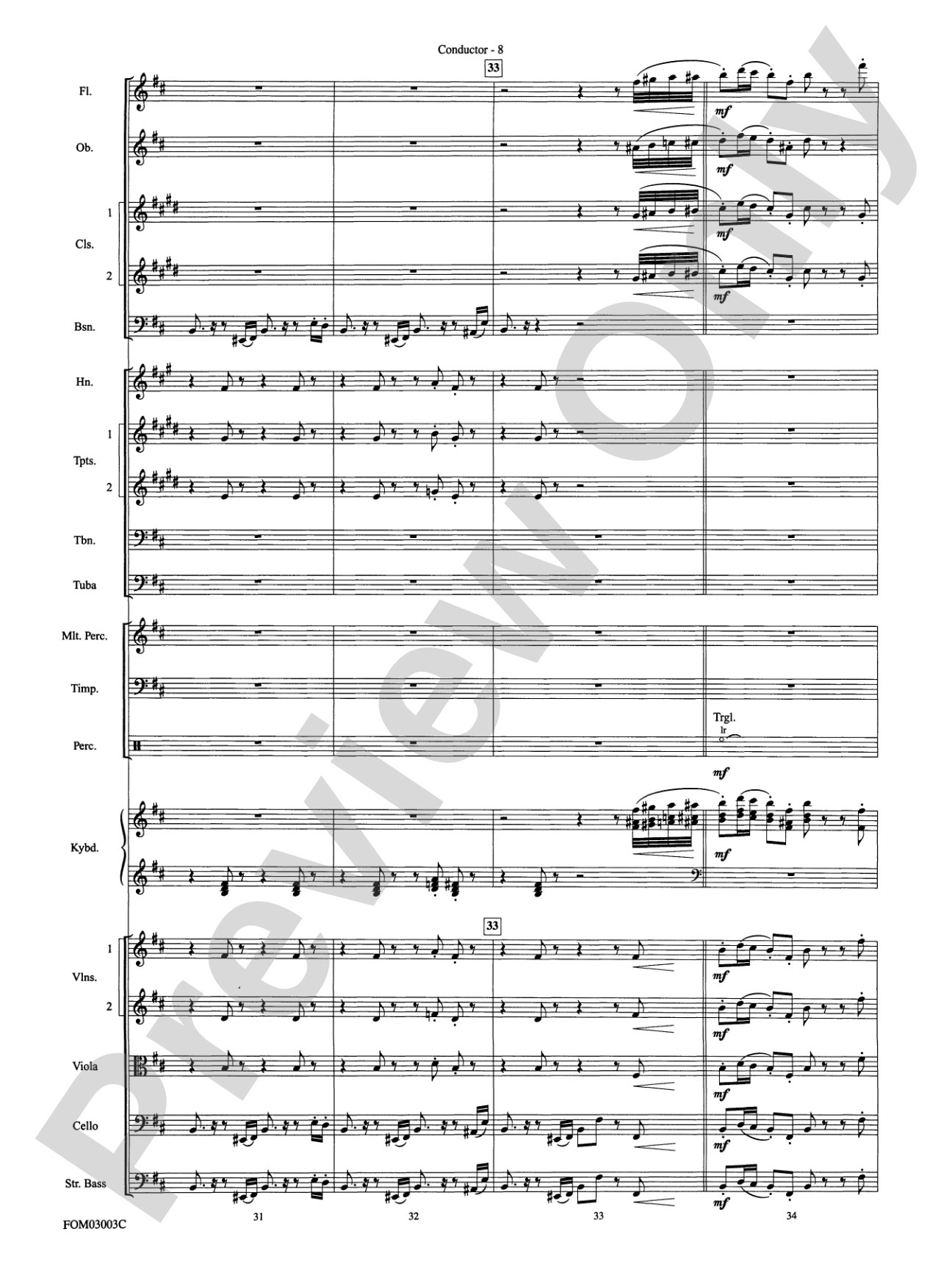 Harry Potter and the Chamber of Secrets, Themes from: Full Orchestra Conductor Score & Parts