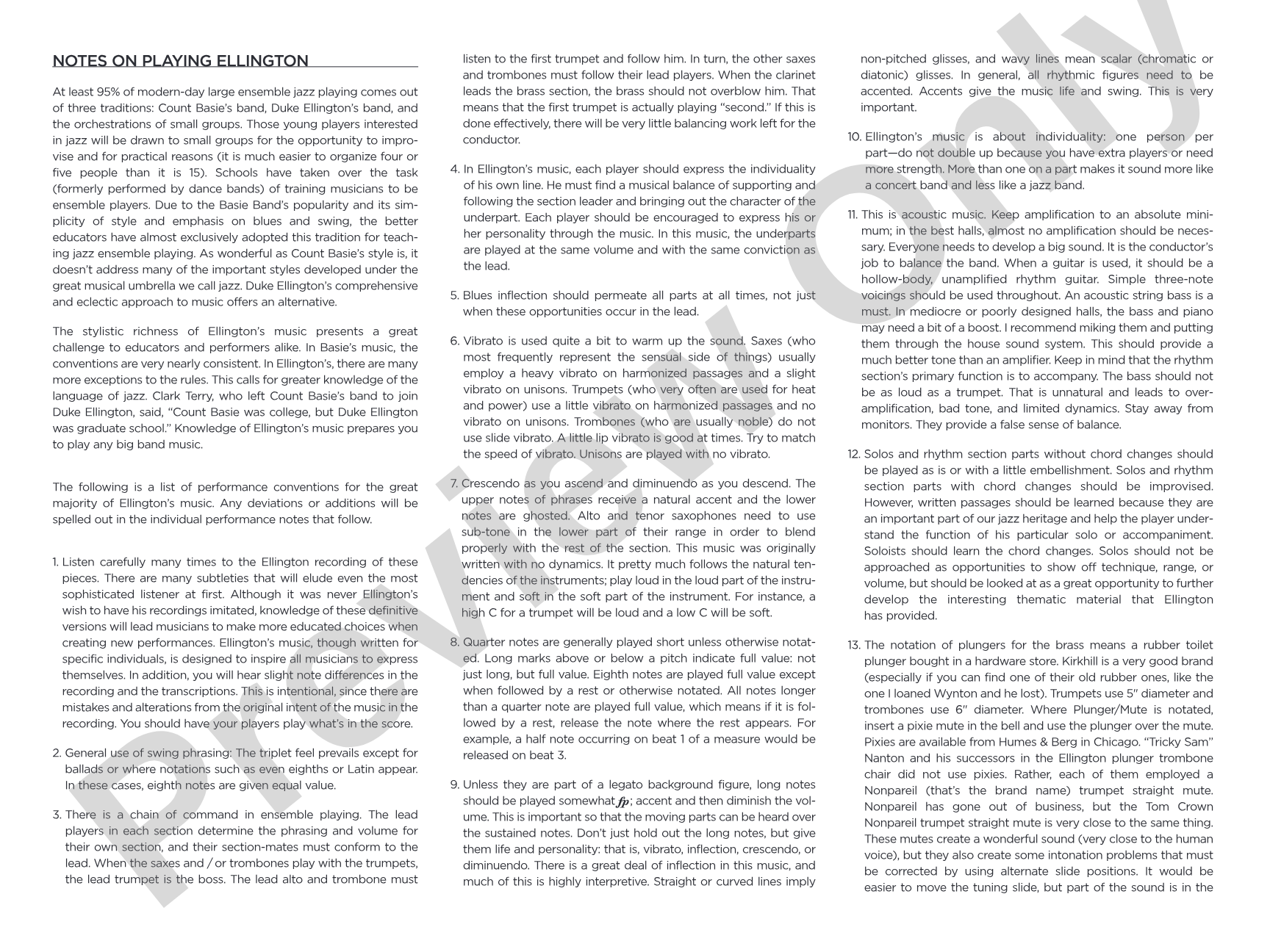 All Too Soon: Jazz Ensemble Conductor Score & Parts