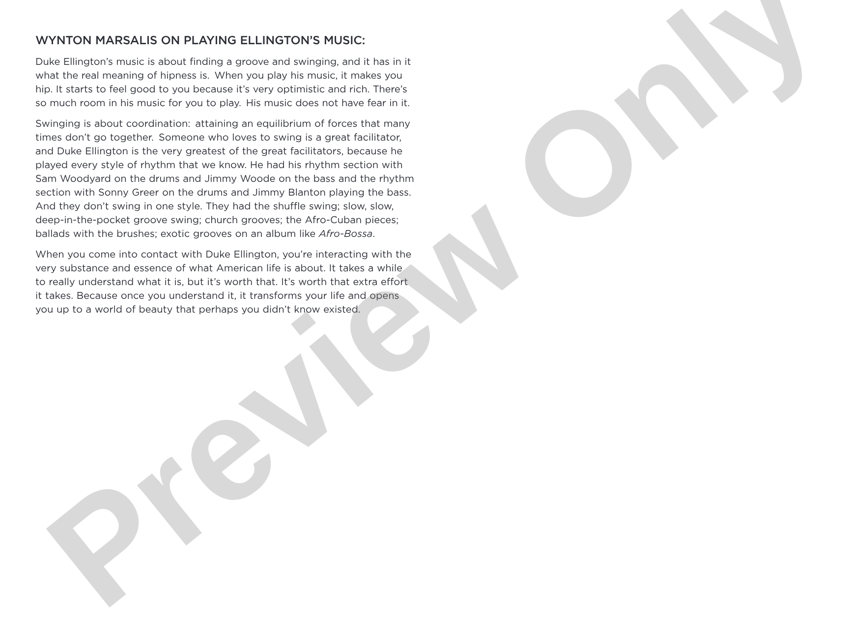 All Too Soon: Jazz Ensemble Conductor Score & Parts