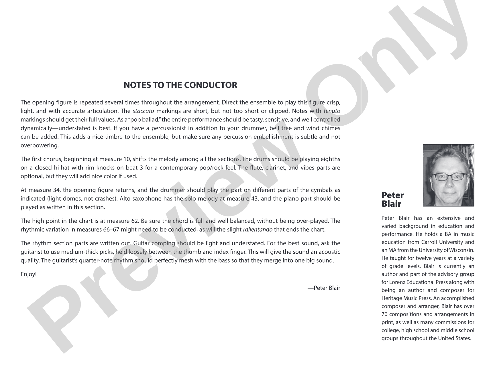 The First Noel: Jazz Ensemble Conductor Score & Parts