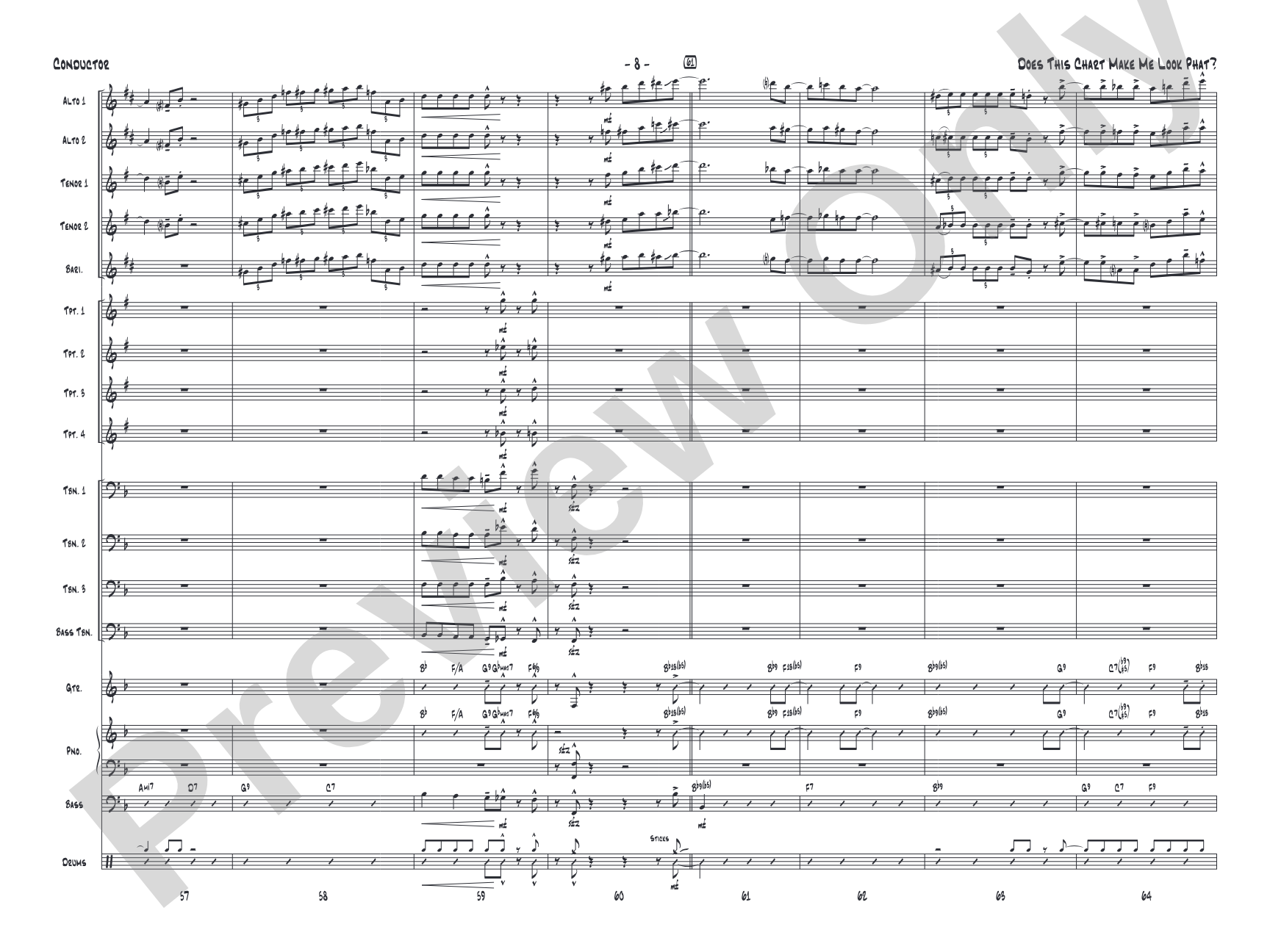 Does This Chart Make Me Look Phat?: Score