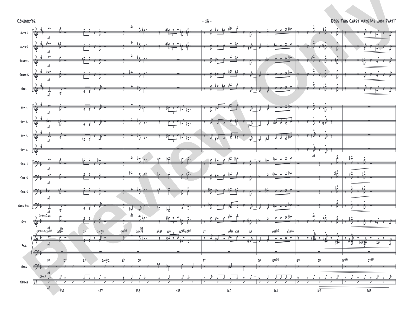 Does This Chart Make Me Look Phat?: Score