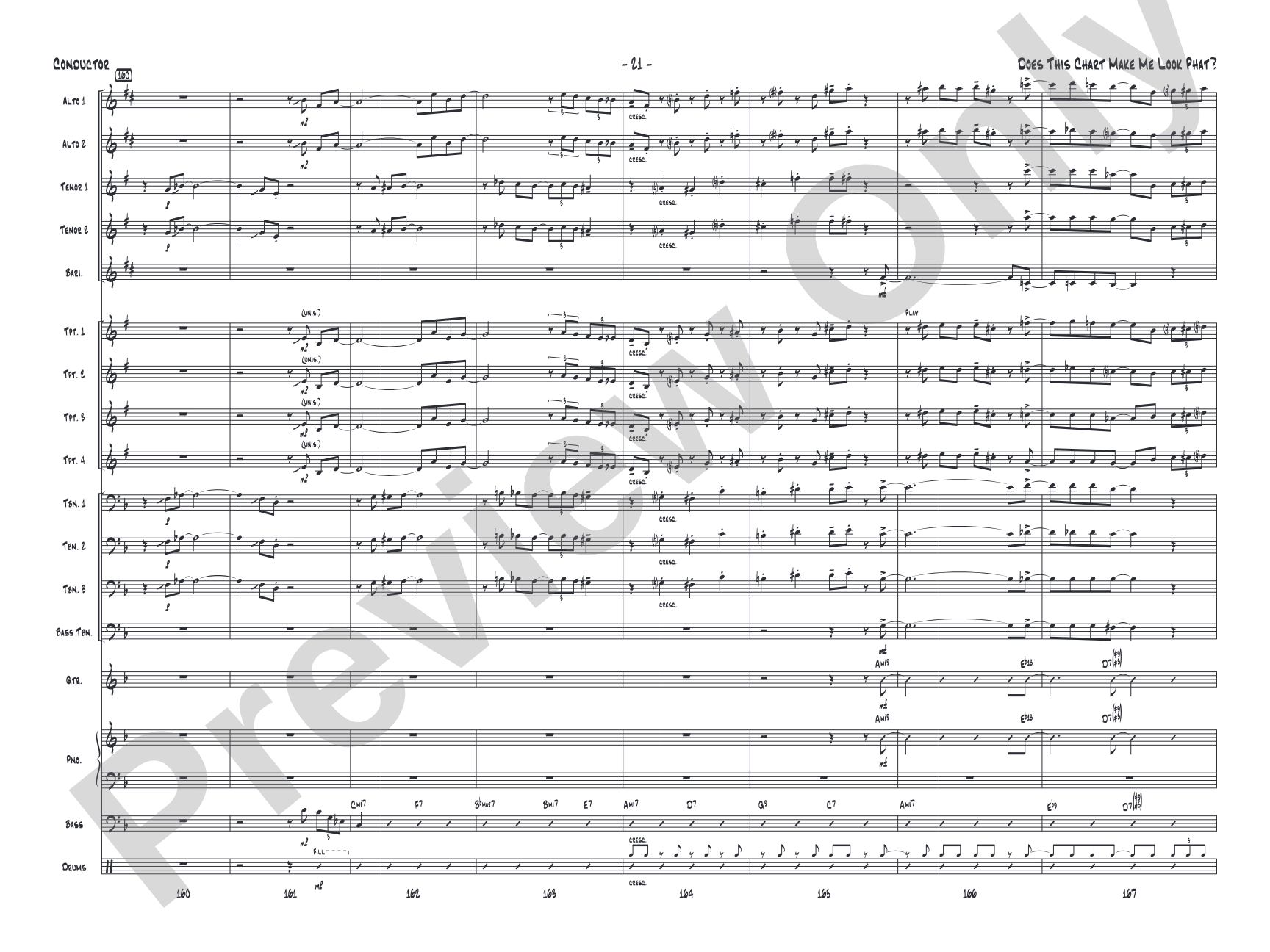 Does This Chart Make Me Look Phat?: Score