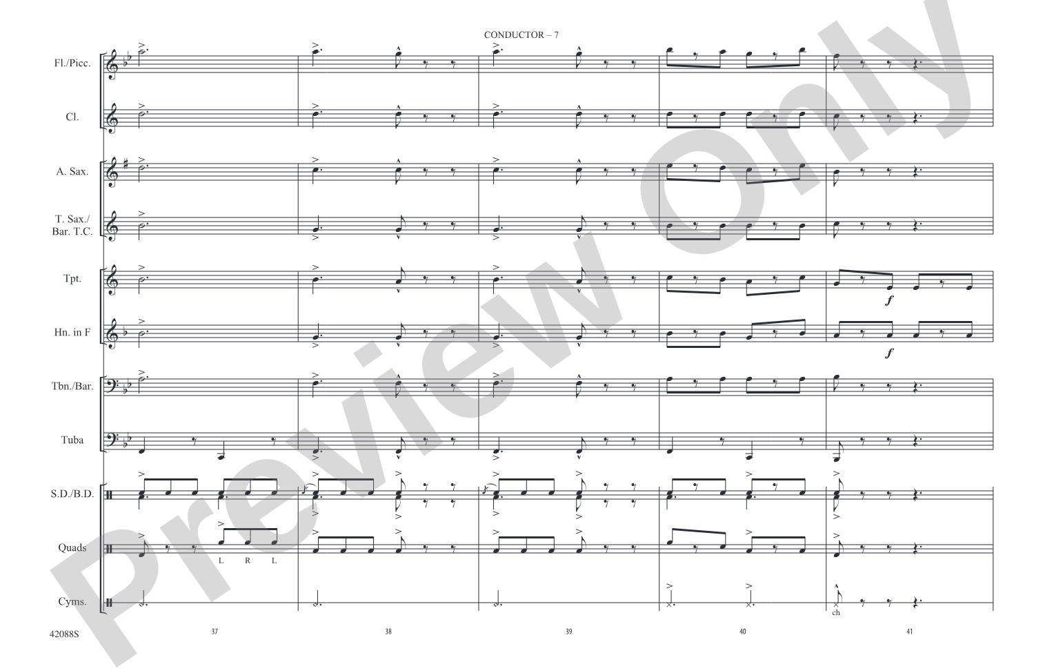 Funiculi, Funicula: Marching Band Conductor Score & Parts