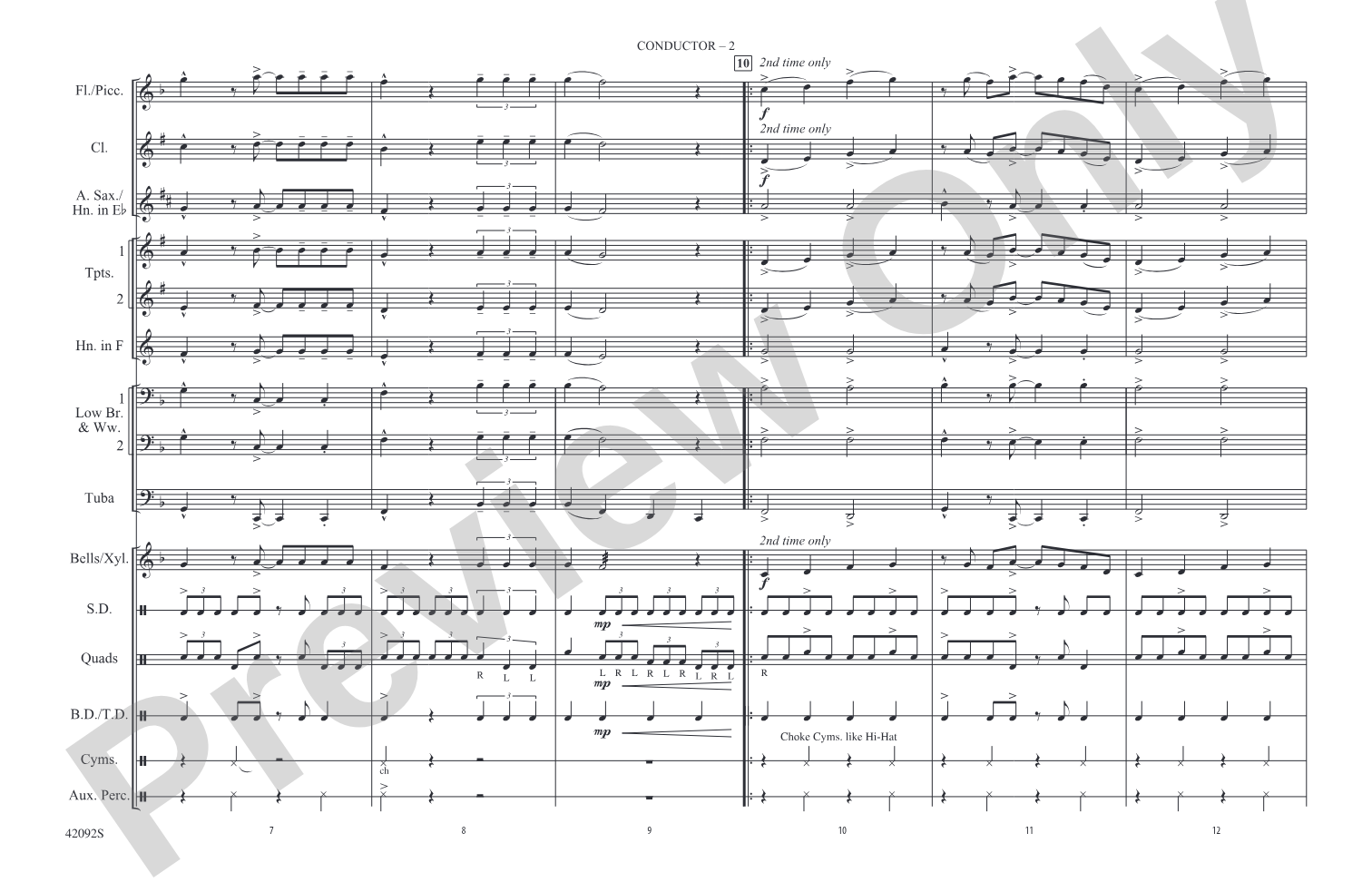 Come Go with Me: Marching Band Conductor Score & Parts