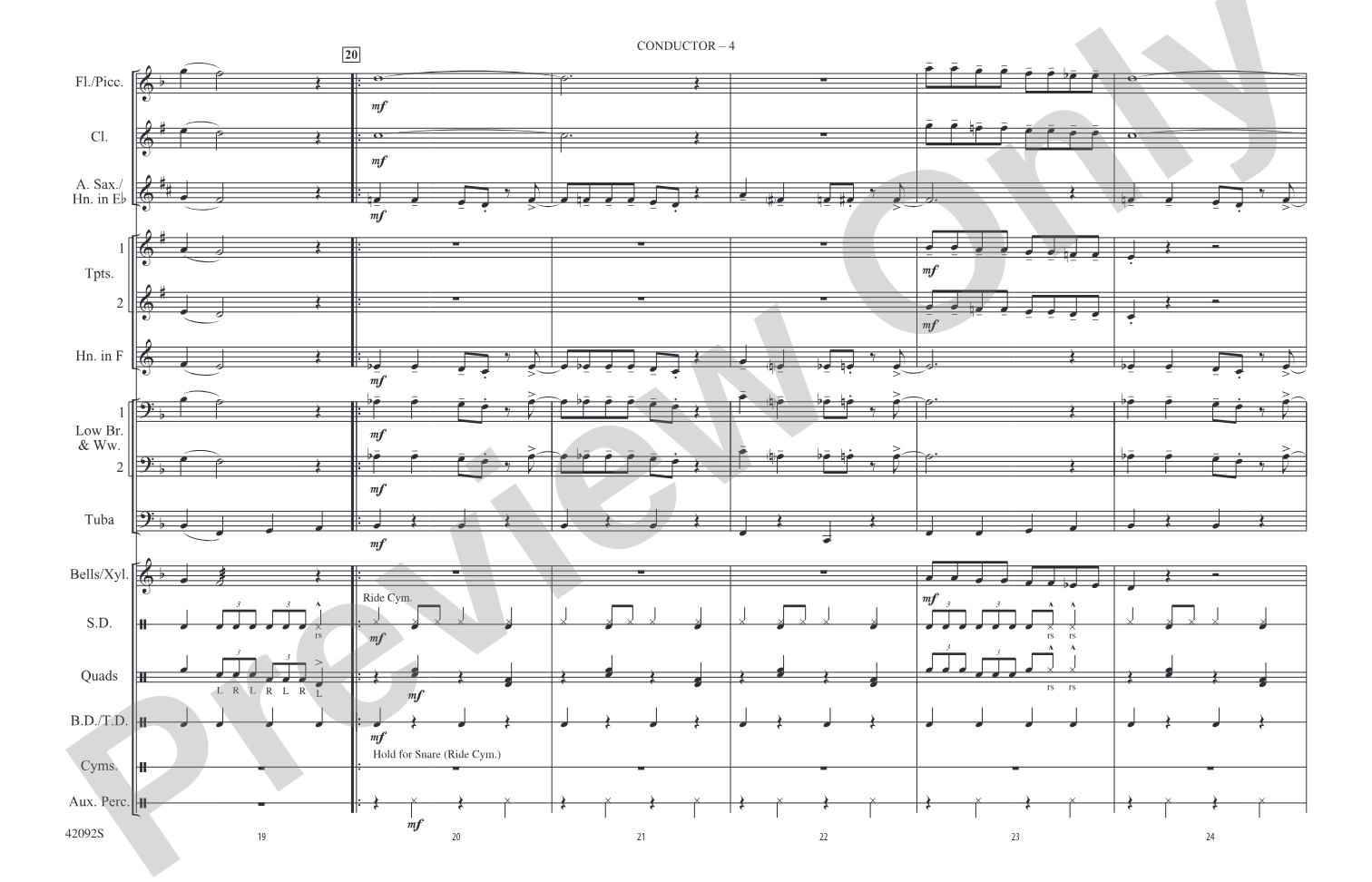 Come Go with Me: Marching Band Conductor Score & Parts