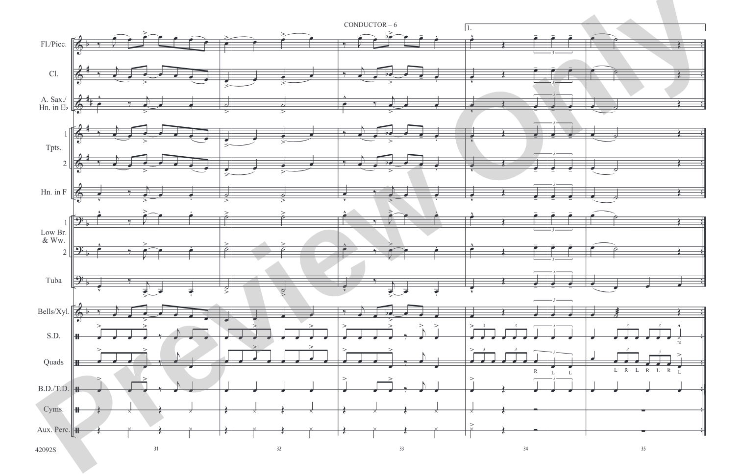 Come Go with Me: Marching Band Conductor Score & Parts