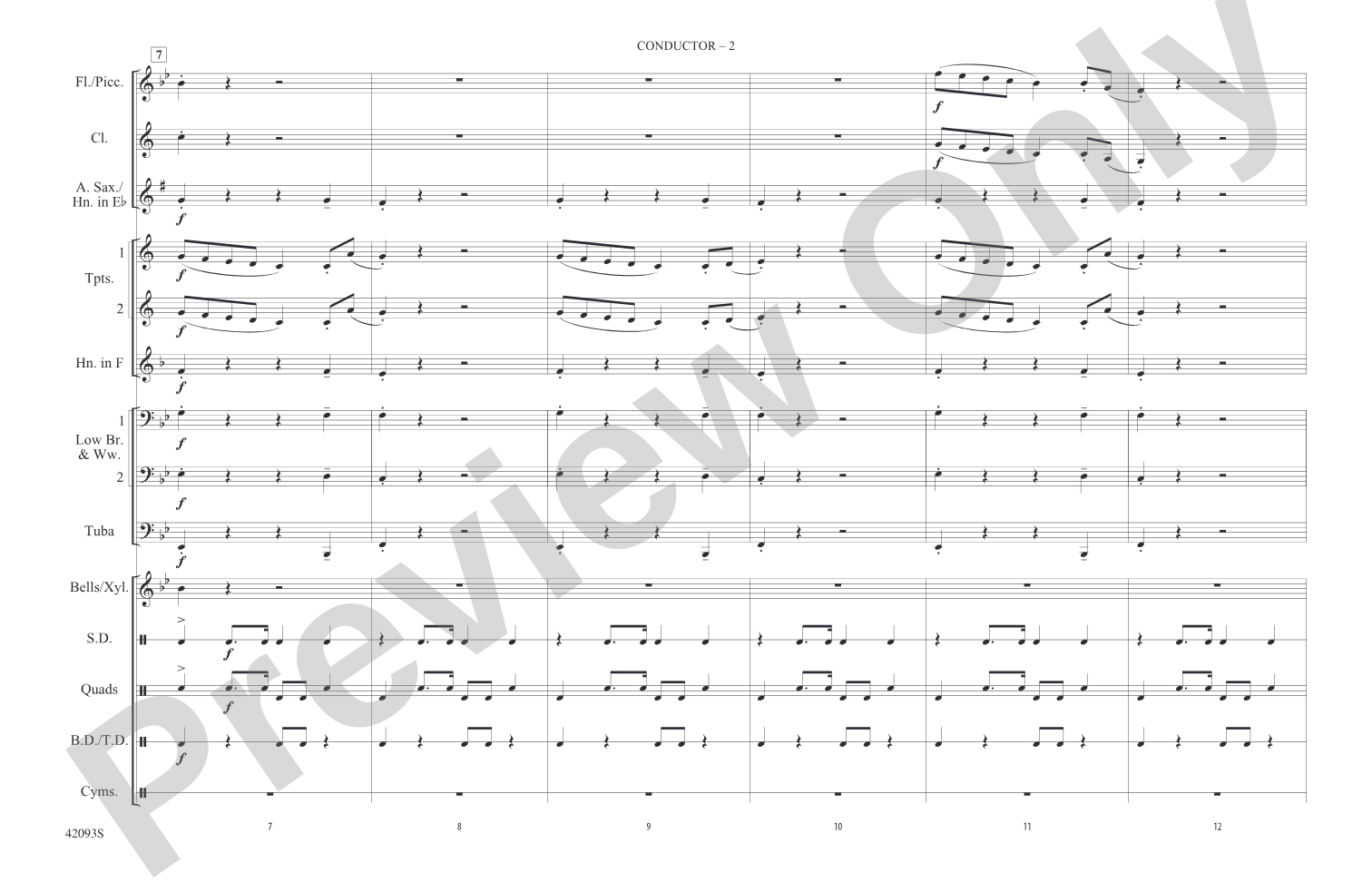Best Song Ever: Marching Band Conductor Score & Parts