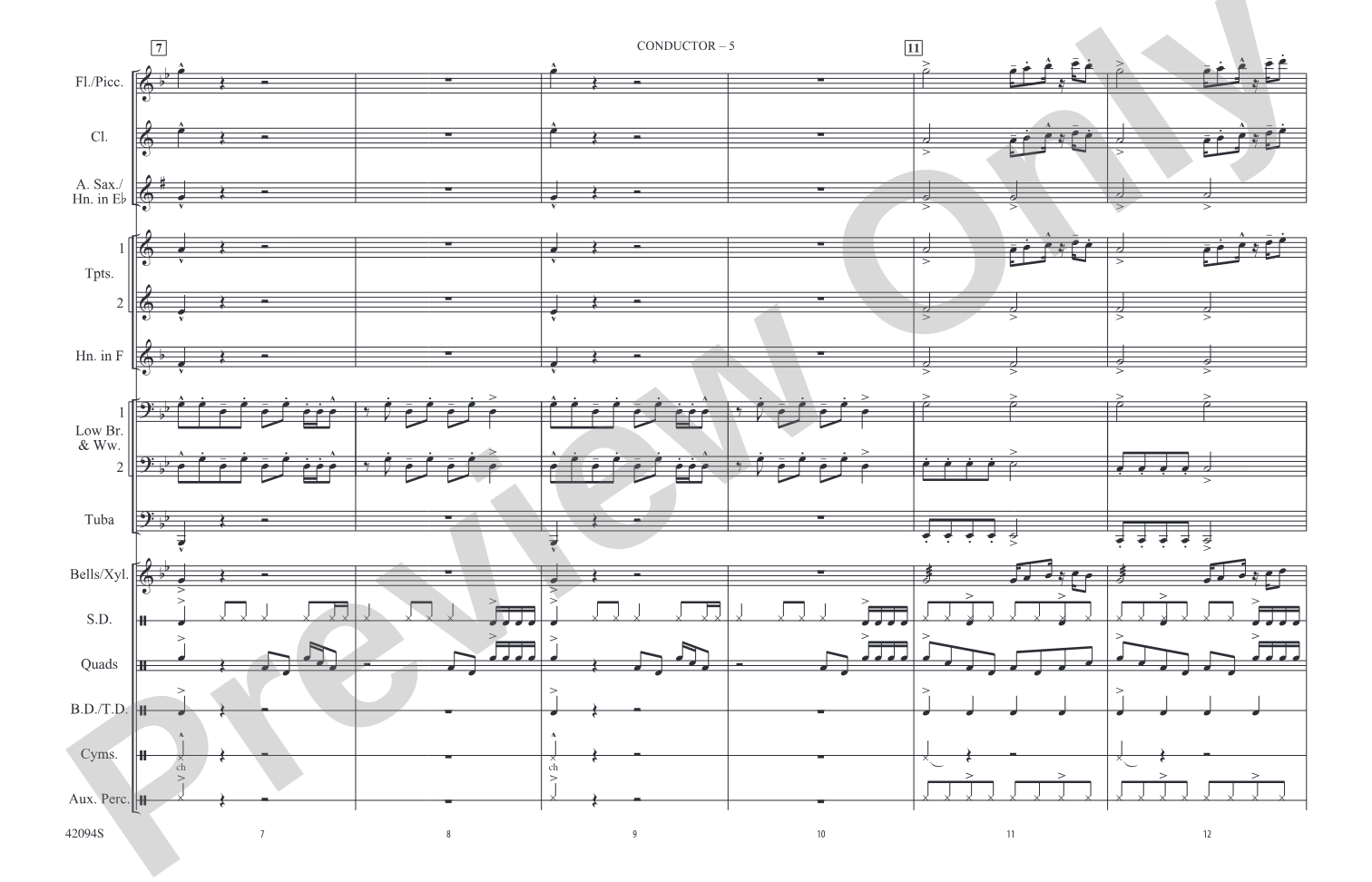 Rockin' Sports Jams, Vol. 3: Marching Band Conductor Score & Parts