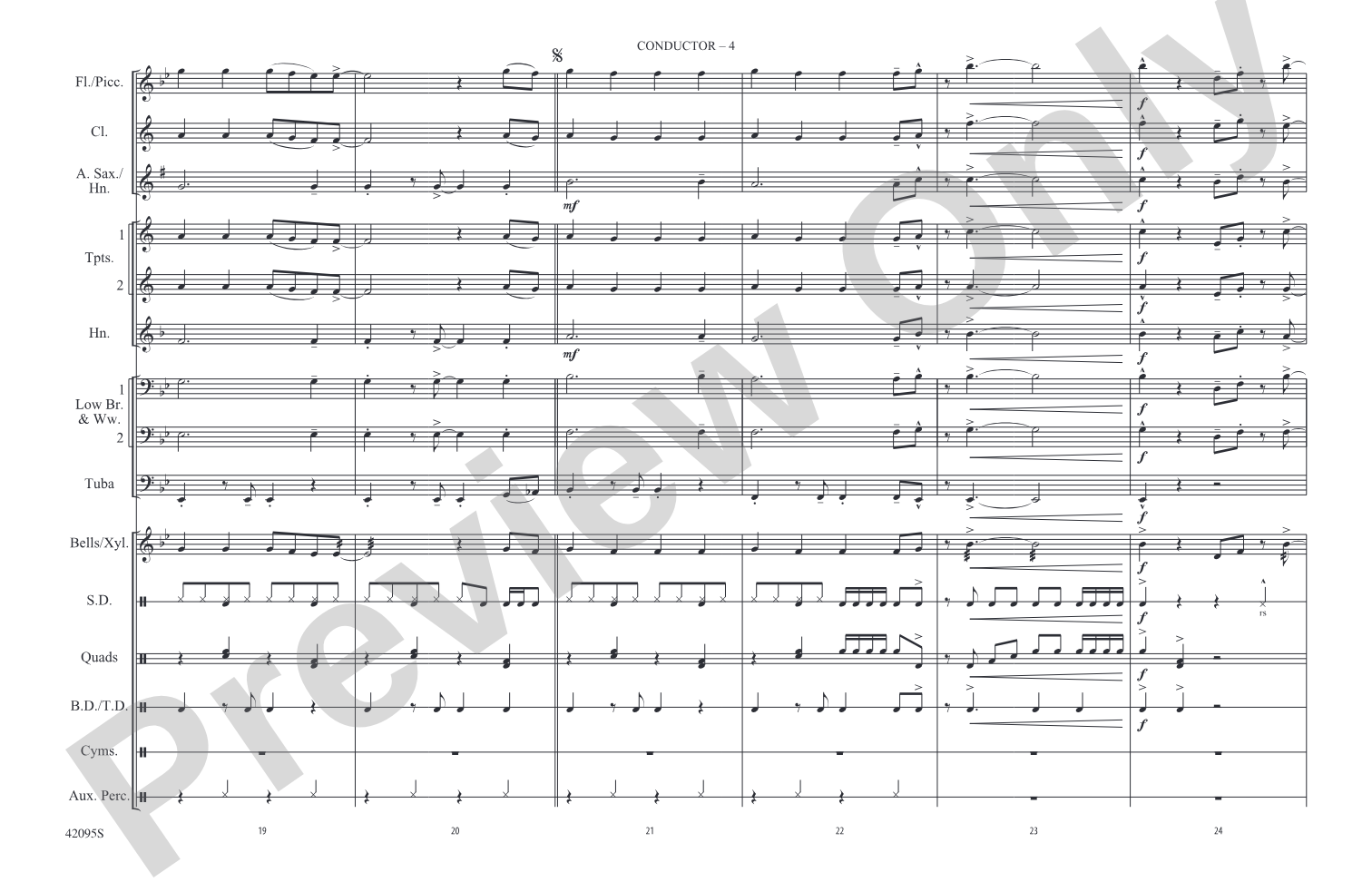 Already Gone: Marching Band Conductor Score & Parts