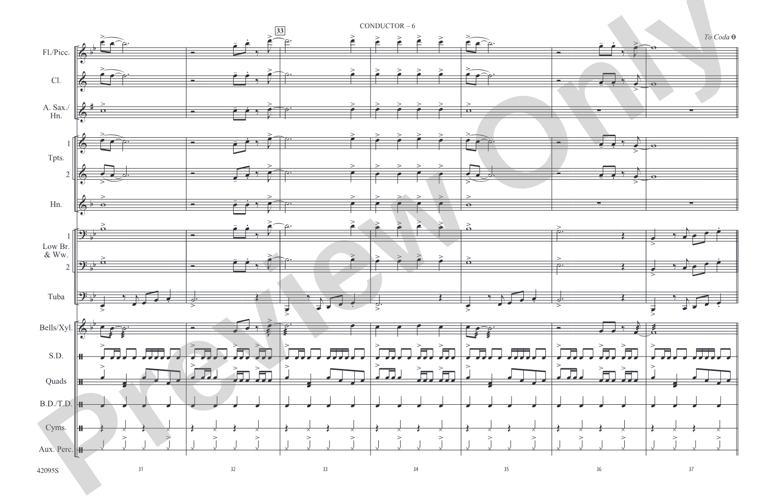 Already Gone: Marching Band Conductor Score & Parts