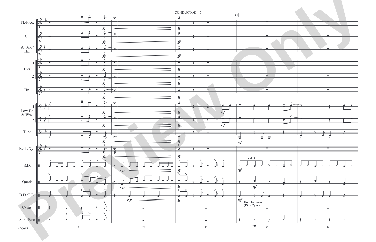 Already Gone: Marching Band Conductor Score & Parts
