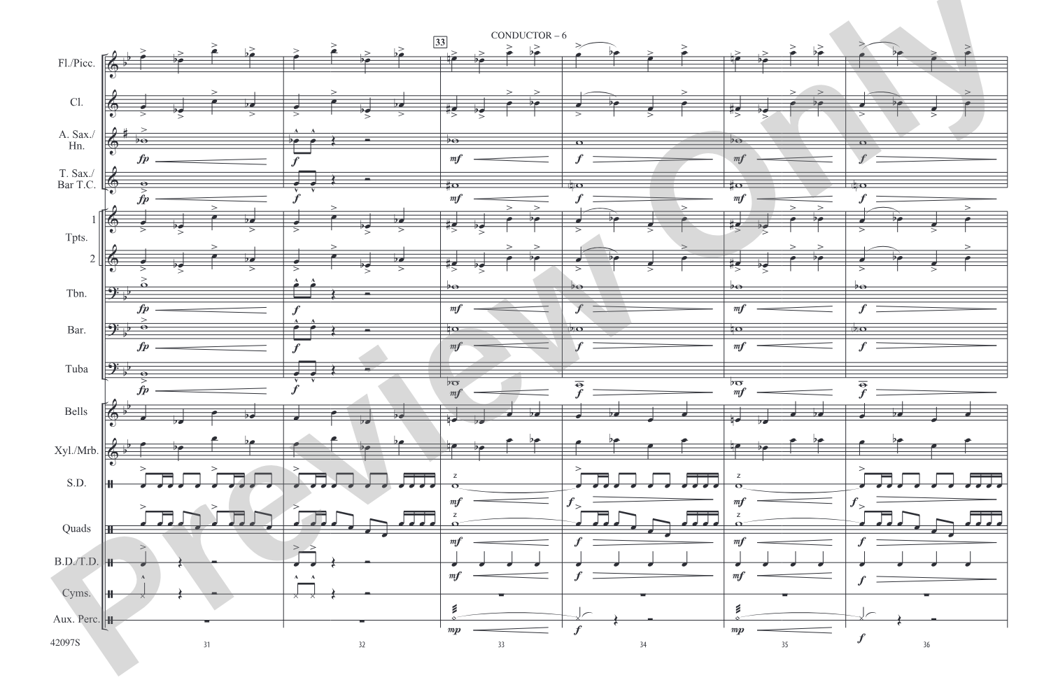 Man of Steel, Part 1: Marching Band Conductor Score & Parts