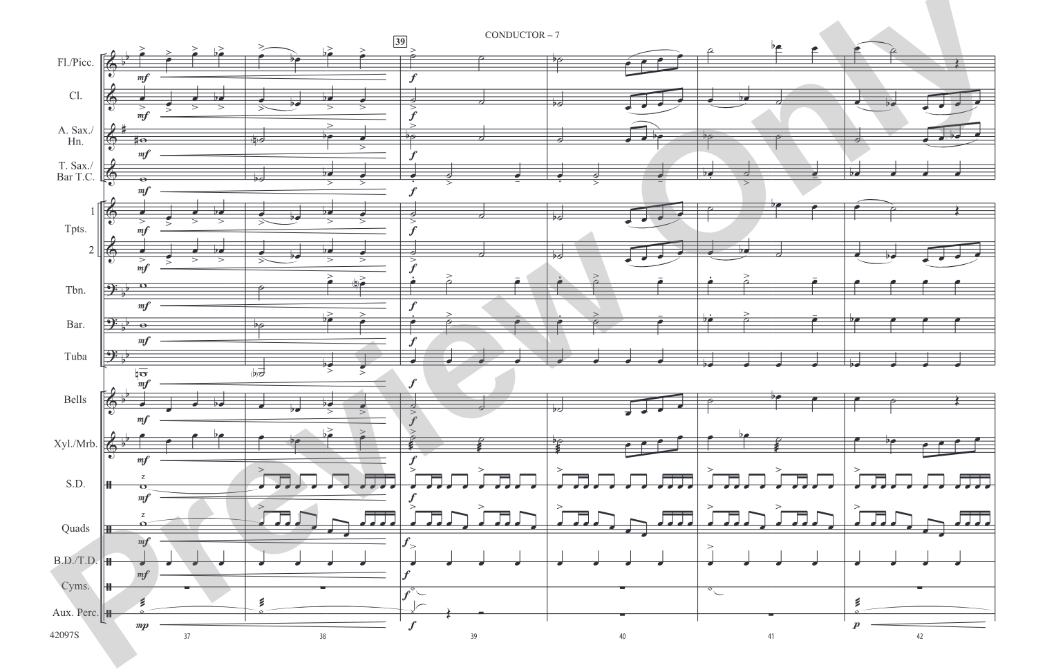 Man of Steel, Part 1: Marching Band Conductor Score & Parts