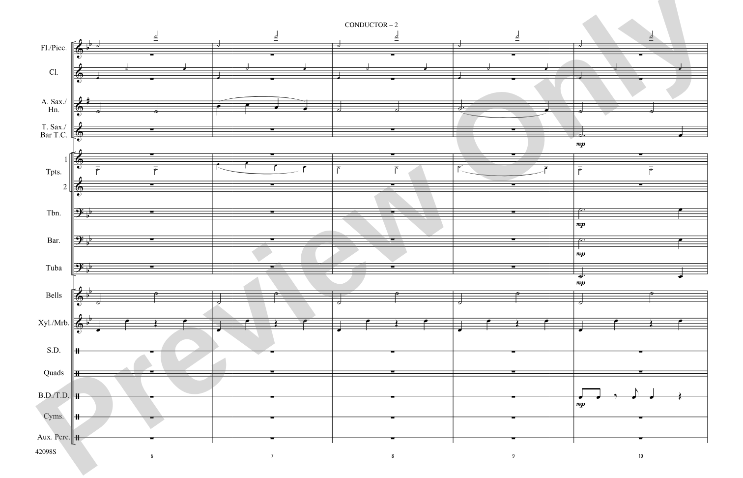 Man of Steel, Part 2: Marching Band Conductor Score & Parts