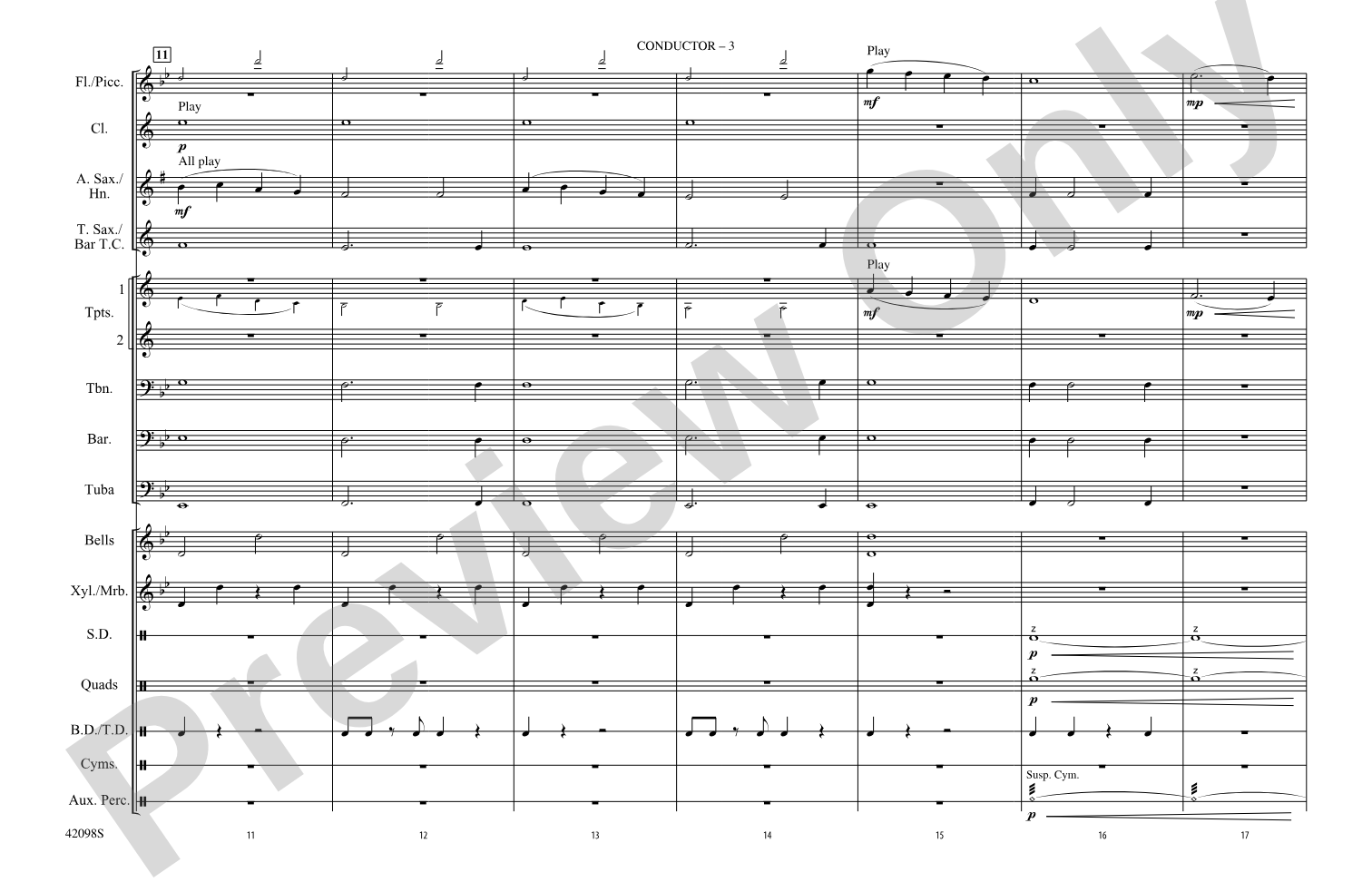 Man of Steel, Part 2: Marching Band Conductor Score & Parts