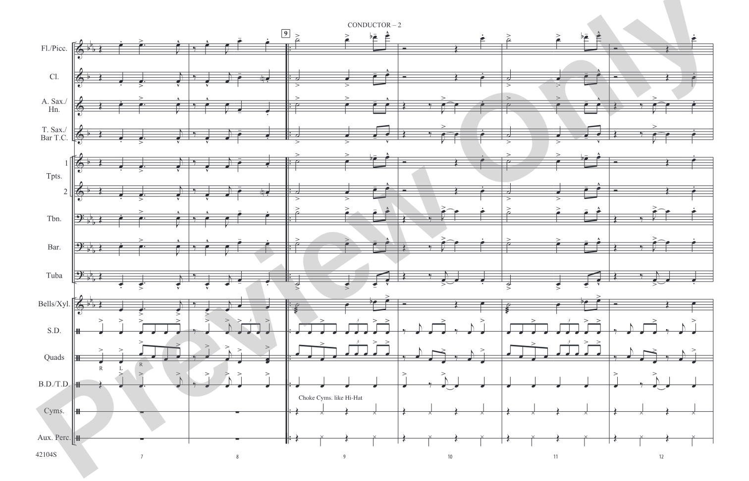 Love Me Do: Marching Band Conductor Score & Parts