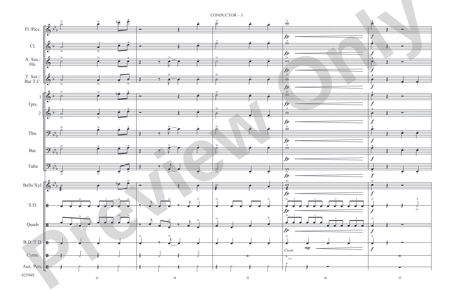 Love Me Do: Marching Band Conductor Score & Parts