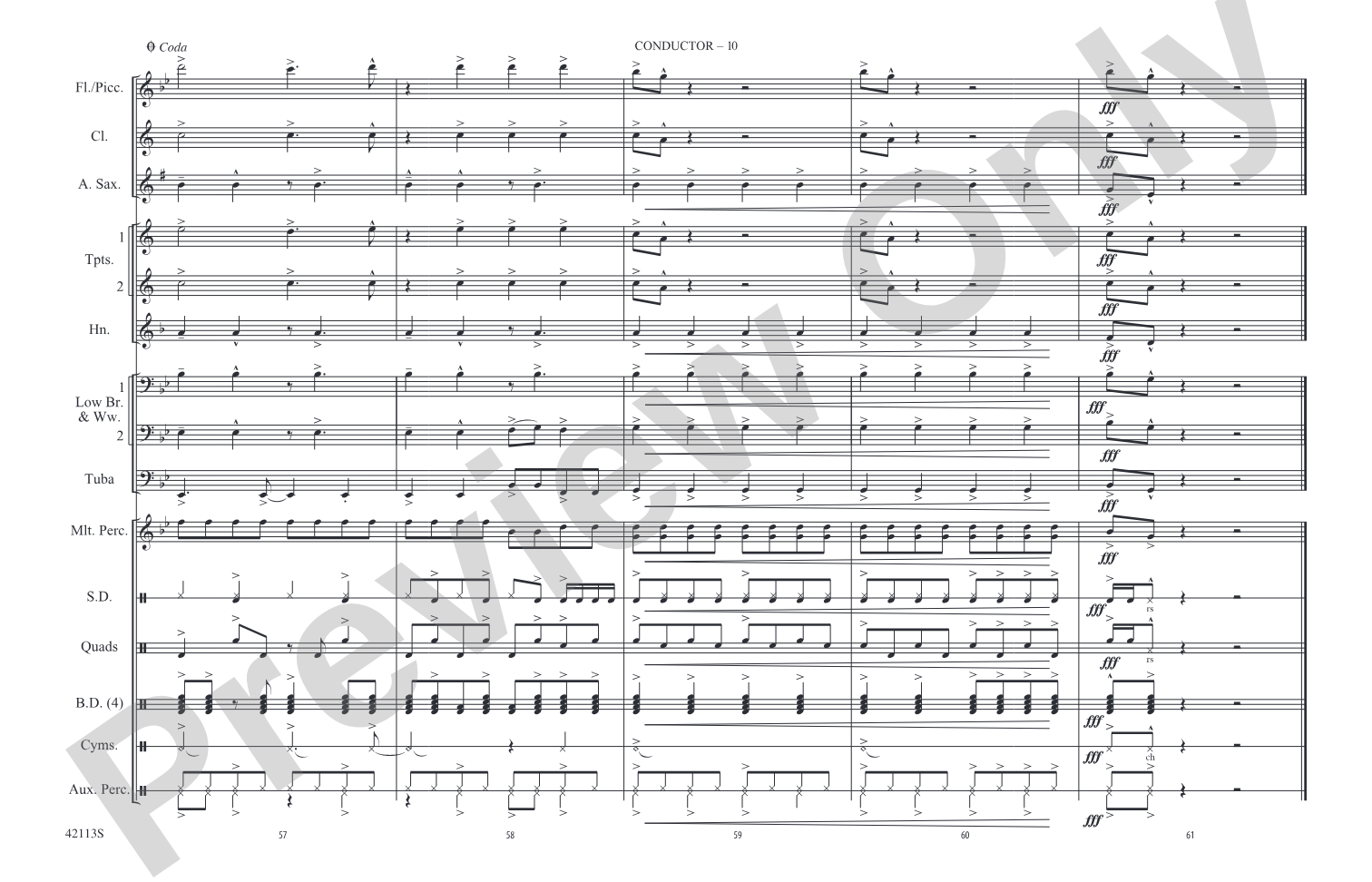 Rebel Yell: Marching Band Conductor Score & Parts