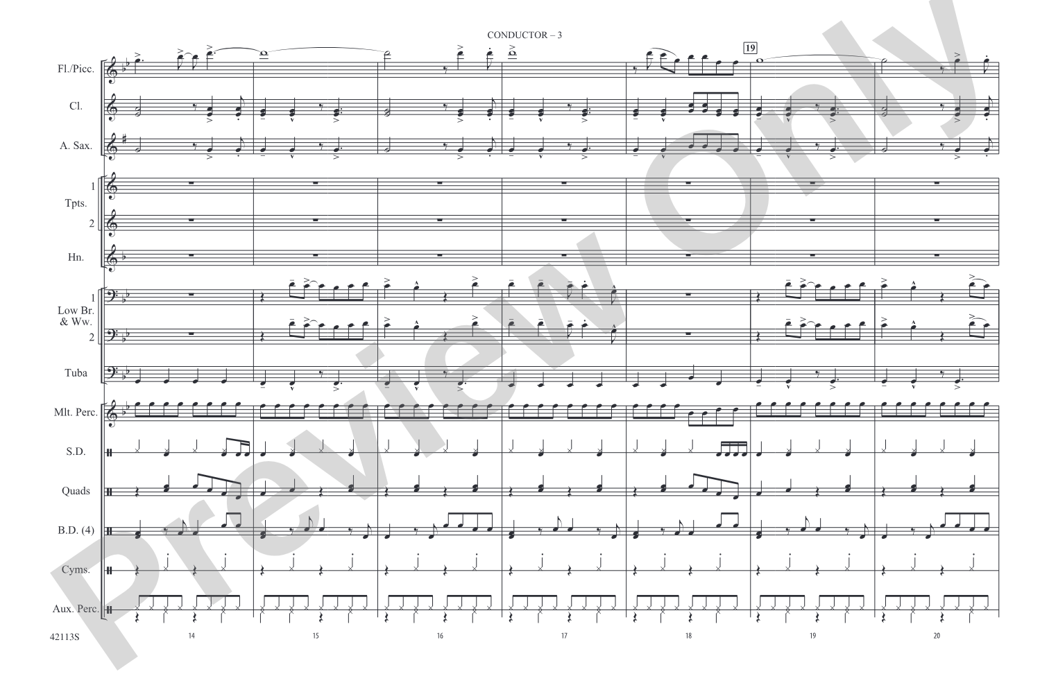 Rebel Yell: Marching Band Conductor Score & Parts