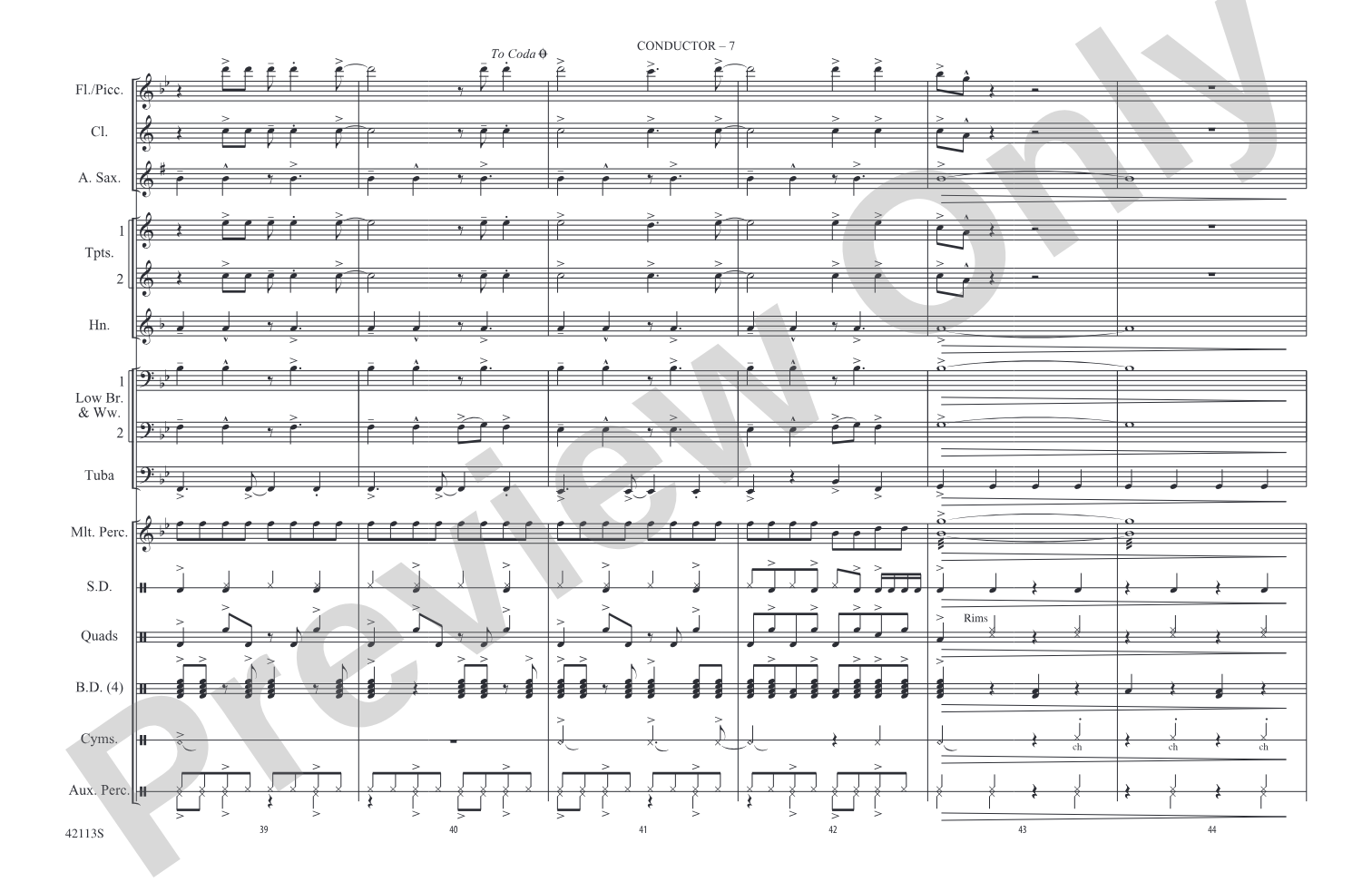 Rebel Yell: Marching Band Conductor Score & Parts