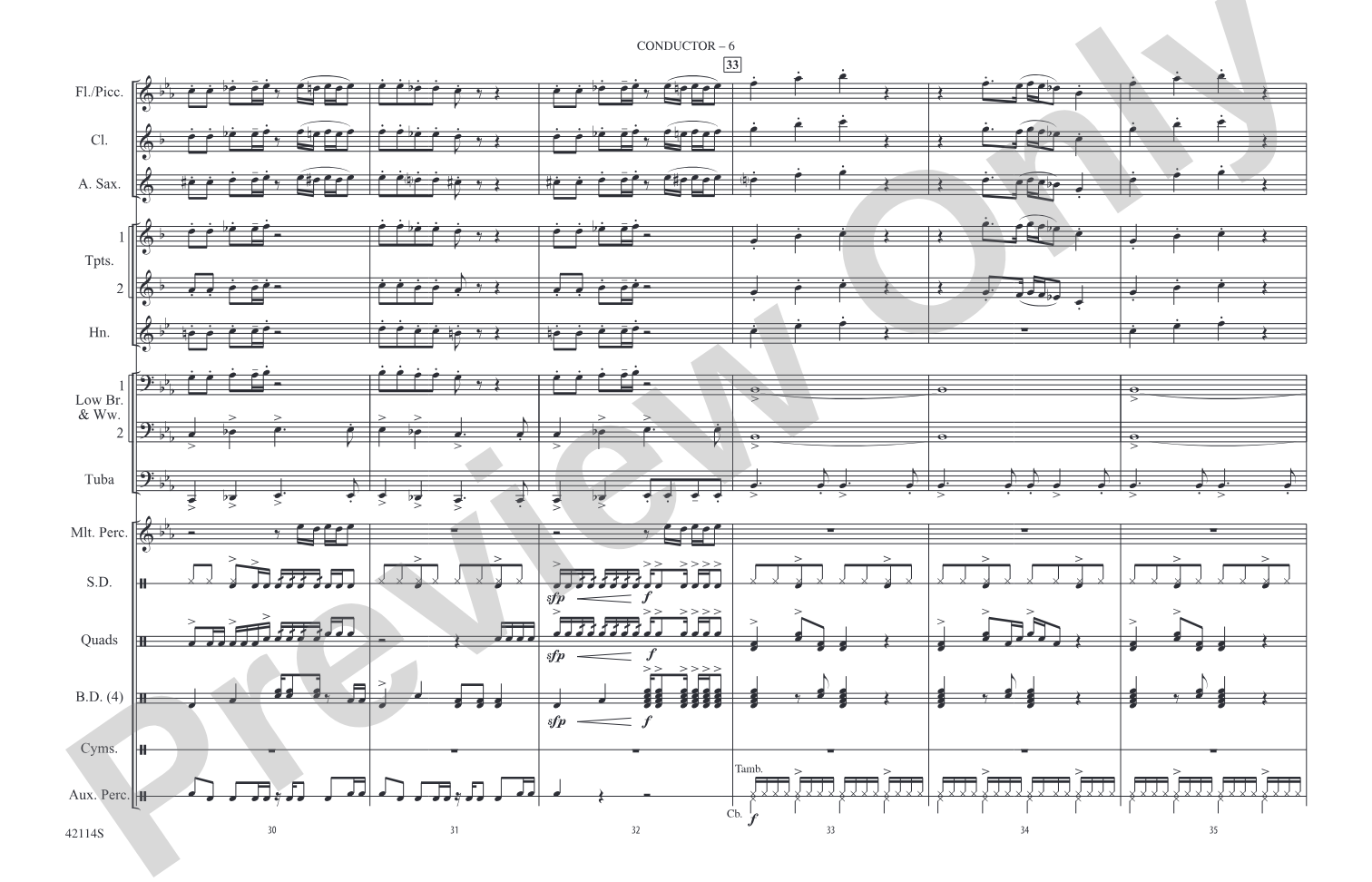 Love Rollercoaster: Marching Band Conductor Score & Parts