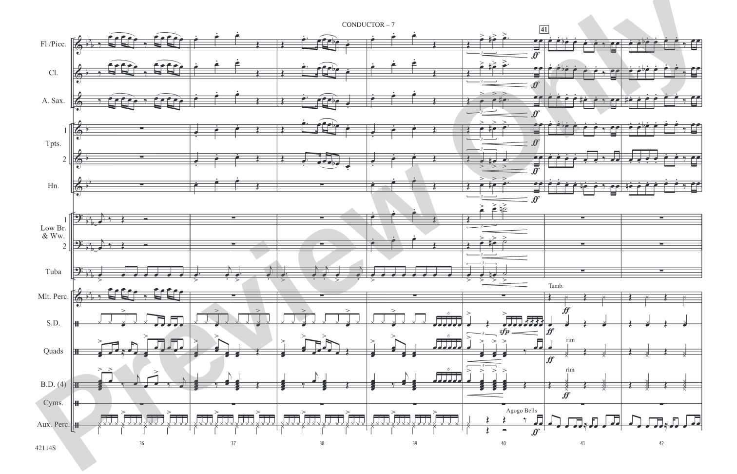 Love Rollercoaster: Marching Band Conductor Score & Parts