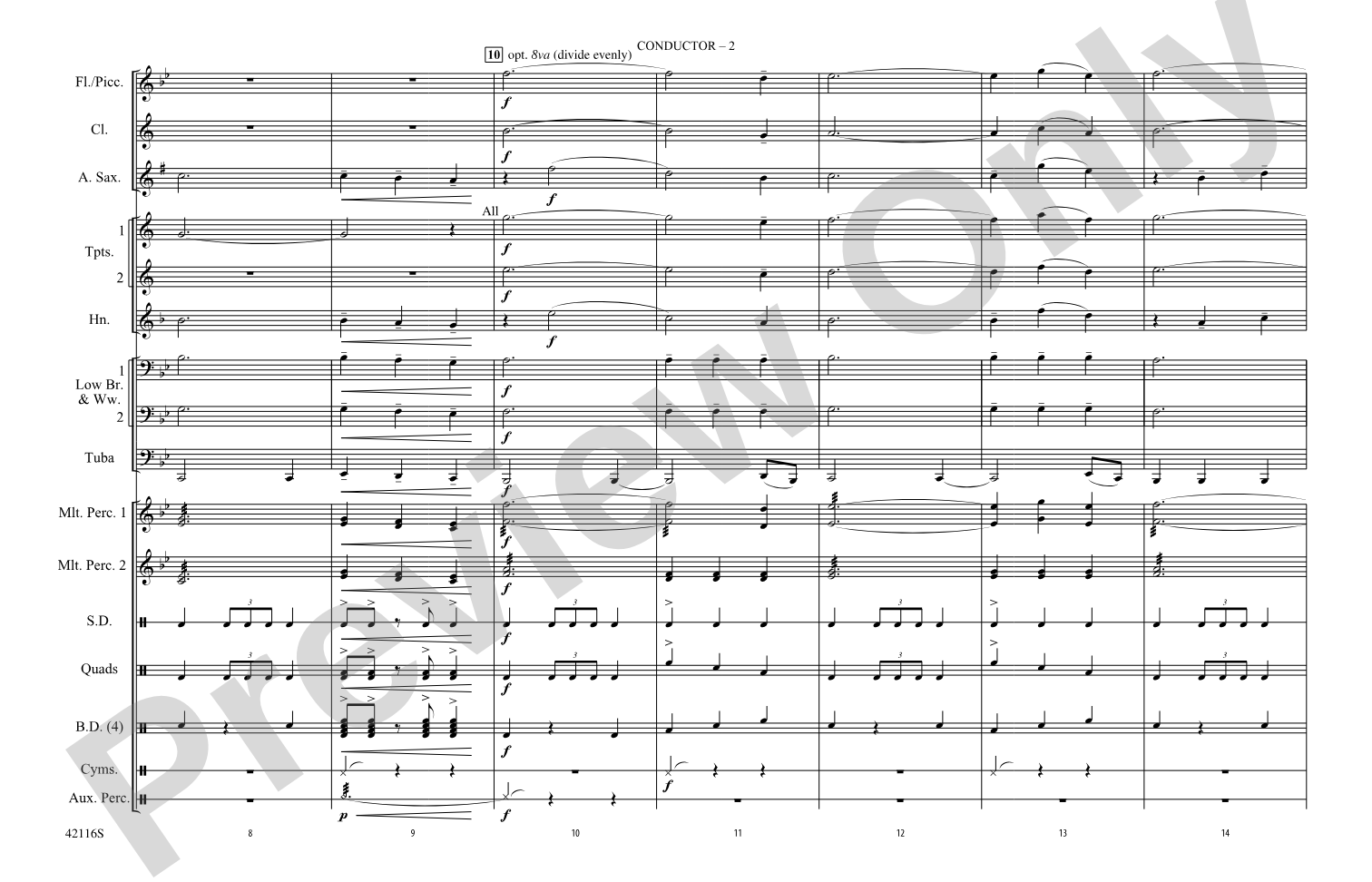 You're Still a Young Man: Marching Band Conductor Score & Parts